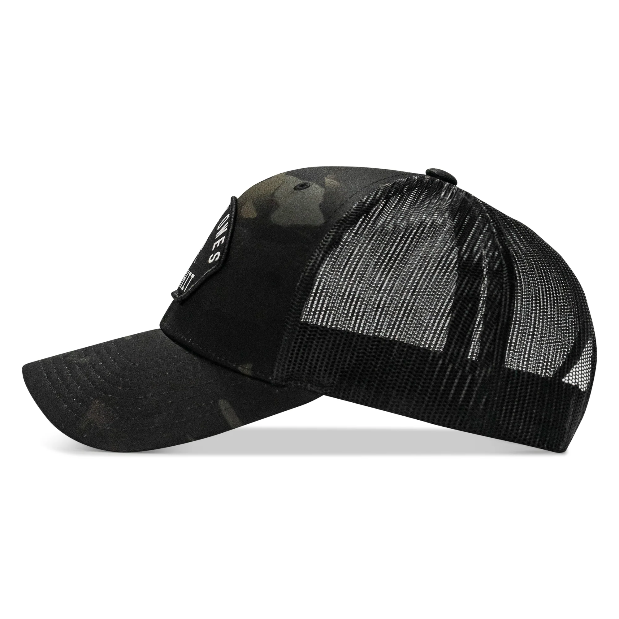 Nobody Owes You Shit Arched Skull Patch Snapback - Image 58