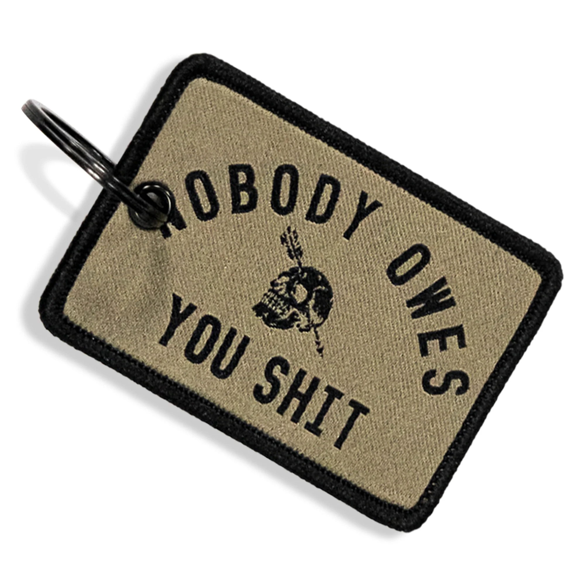 Nobody Owes You Shit Keychain - Image 4