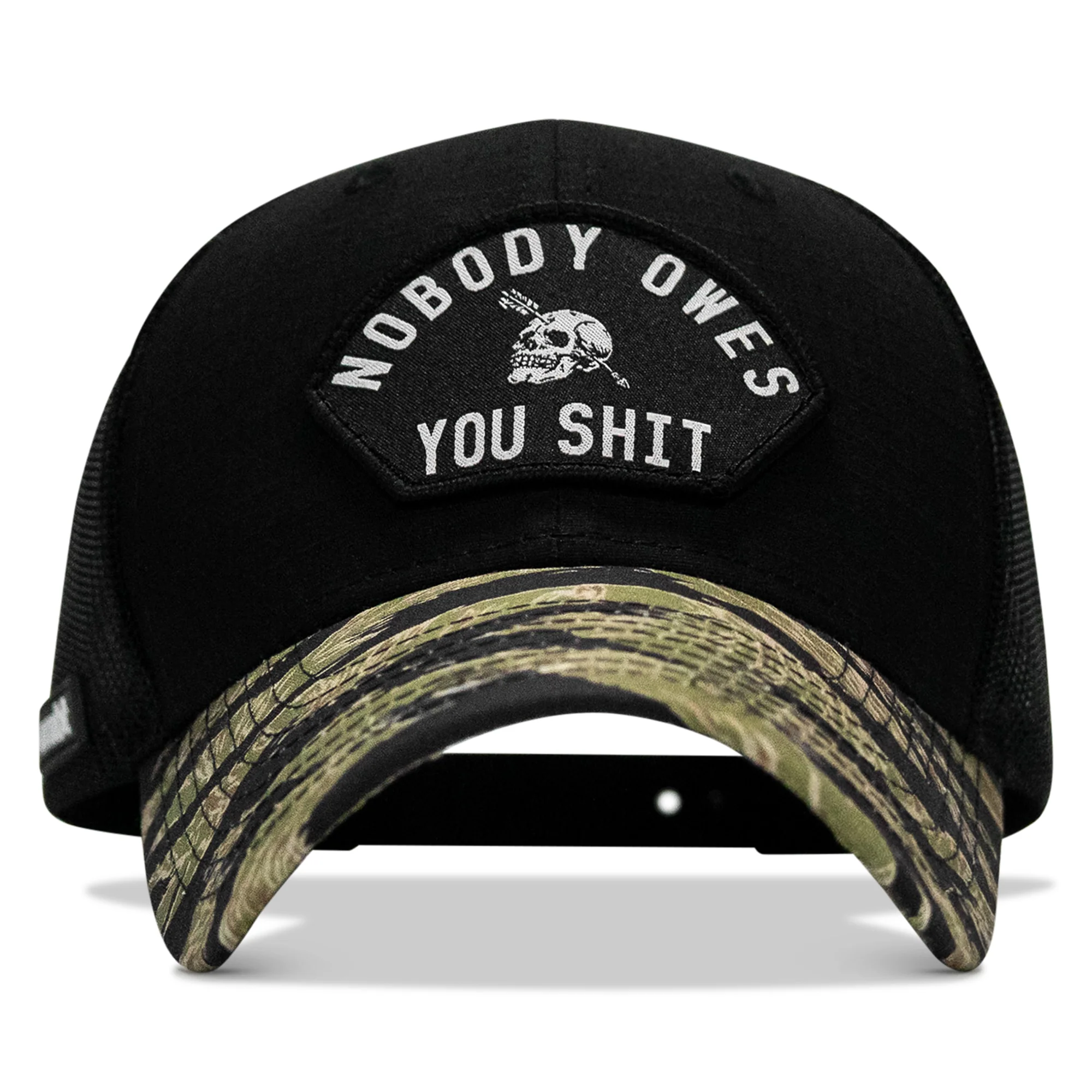 Nobody Owes You Shit Patch Original Ripstop Snapback Hat - Image 10