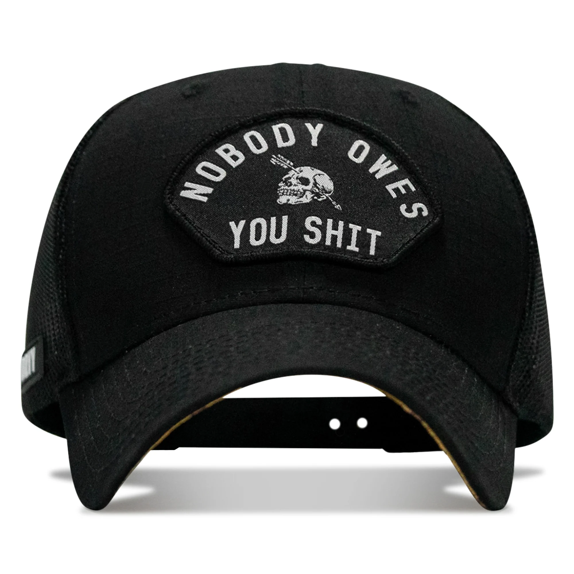 Nobody Owes You Shit Patch Original Ripstop Snapback Hat - Image 17