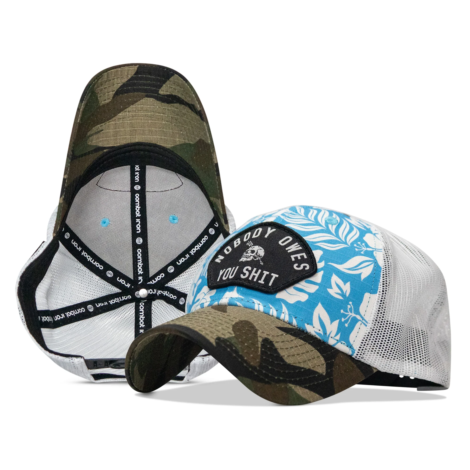Nobody Owes You Shit Patch Original Ripstop Snapback Hat - Image 37