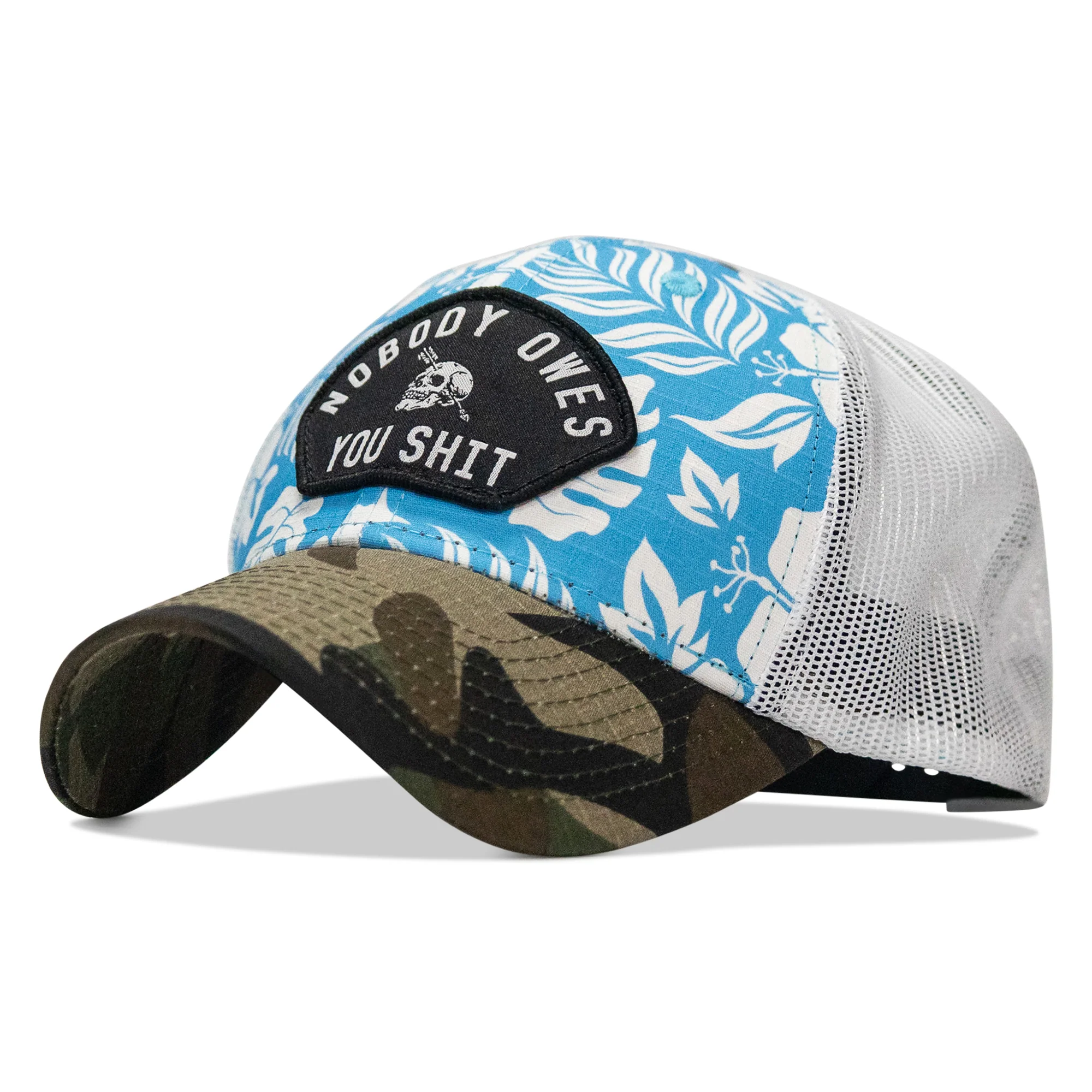Nobody Owes You Shit Patch Original Ripstop Snapback Hat - Image 39