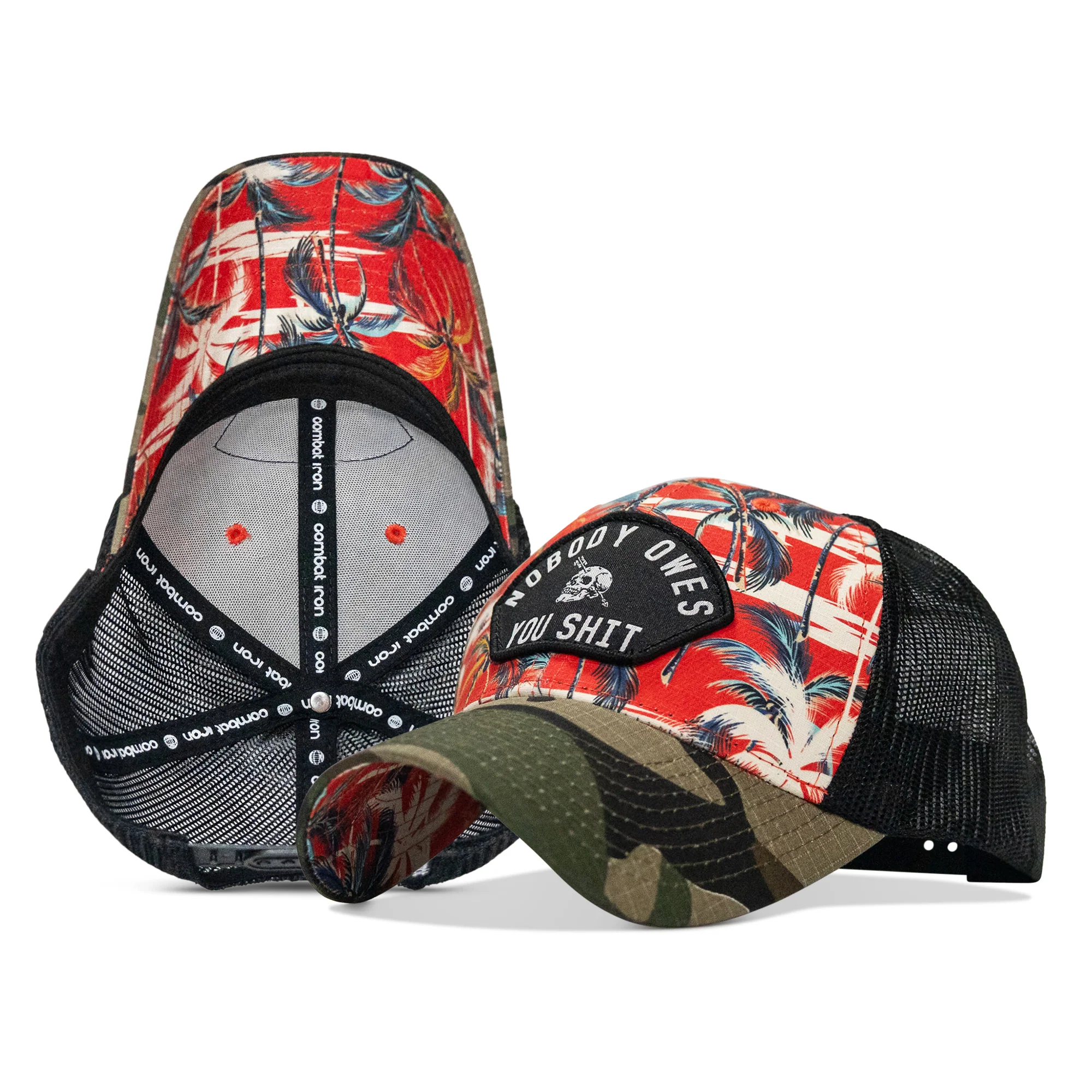 Nobody Owes You Shit Patch Original Ripstop Snapback Hat - Image 44