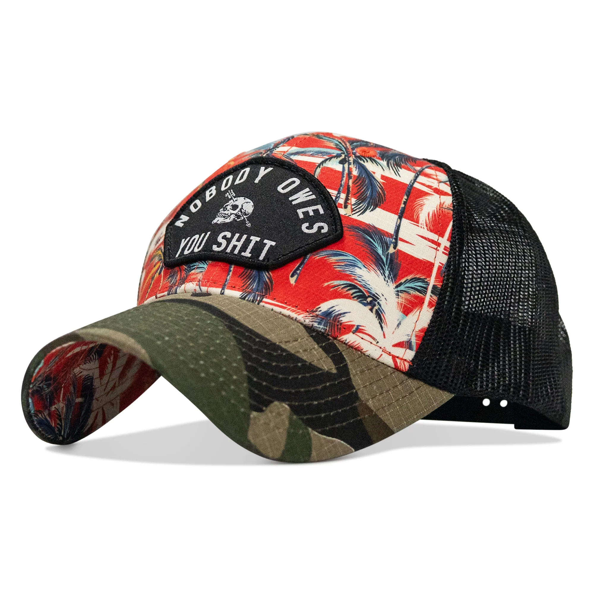 Nobody Owes You Shit Patch Original Ripstop Snapback Hat - Image 46