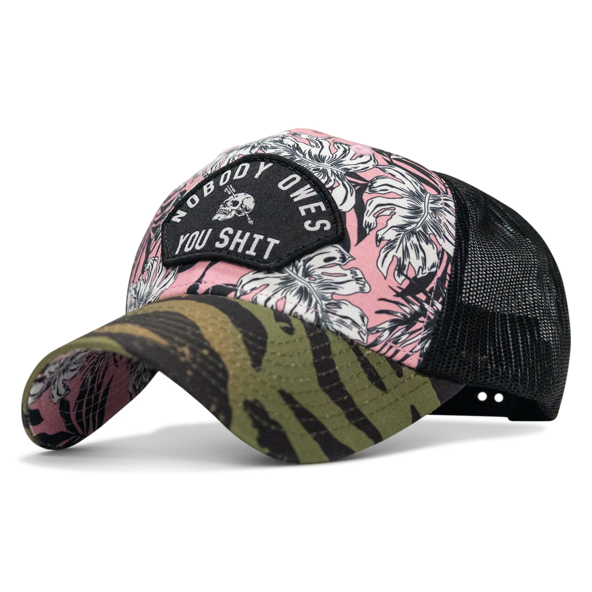 Nobody Owes You Shit Patch Original Ripstop Snapback Hat - Image 53