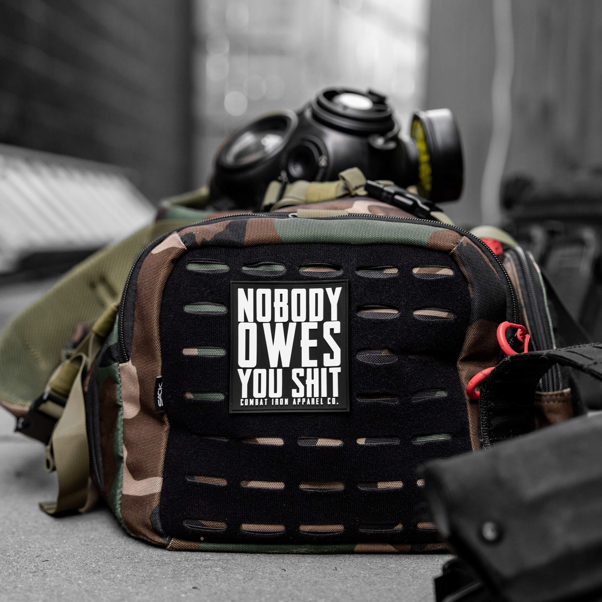 Nobody Owes You Shit PVC Velcro Patch - Image 2