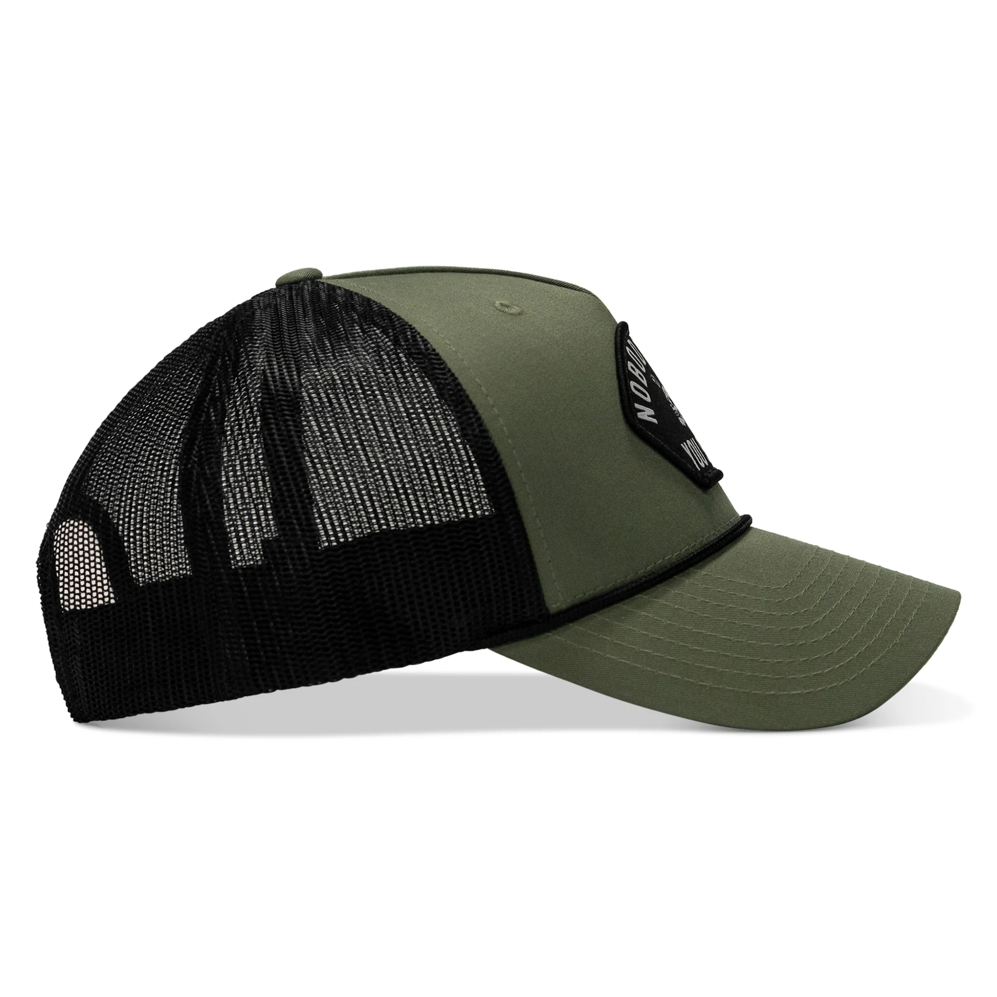 Nobody Owes You Shit Skull Arched Patch Rope Snapback - Image 19