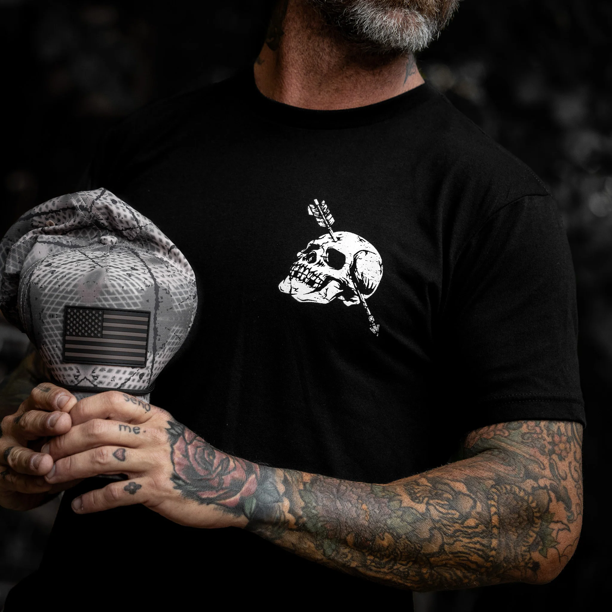 Nobody Owes You Shit Skull Men's T-Shirt - Image 3