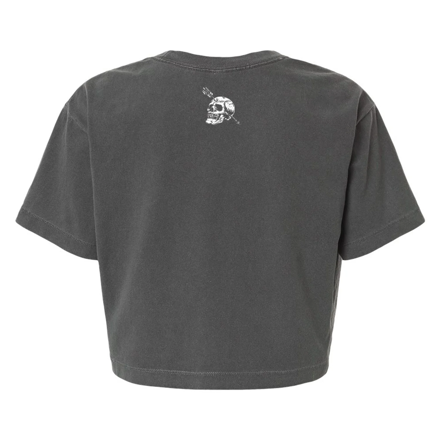 Nobody Owes You Shit Skull Women's Crop T-Shirt - Image 9