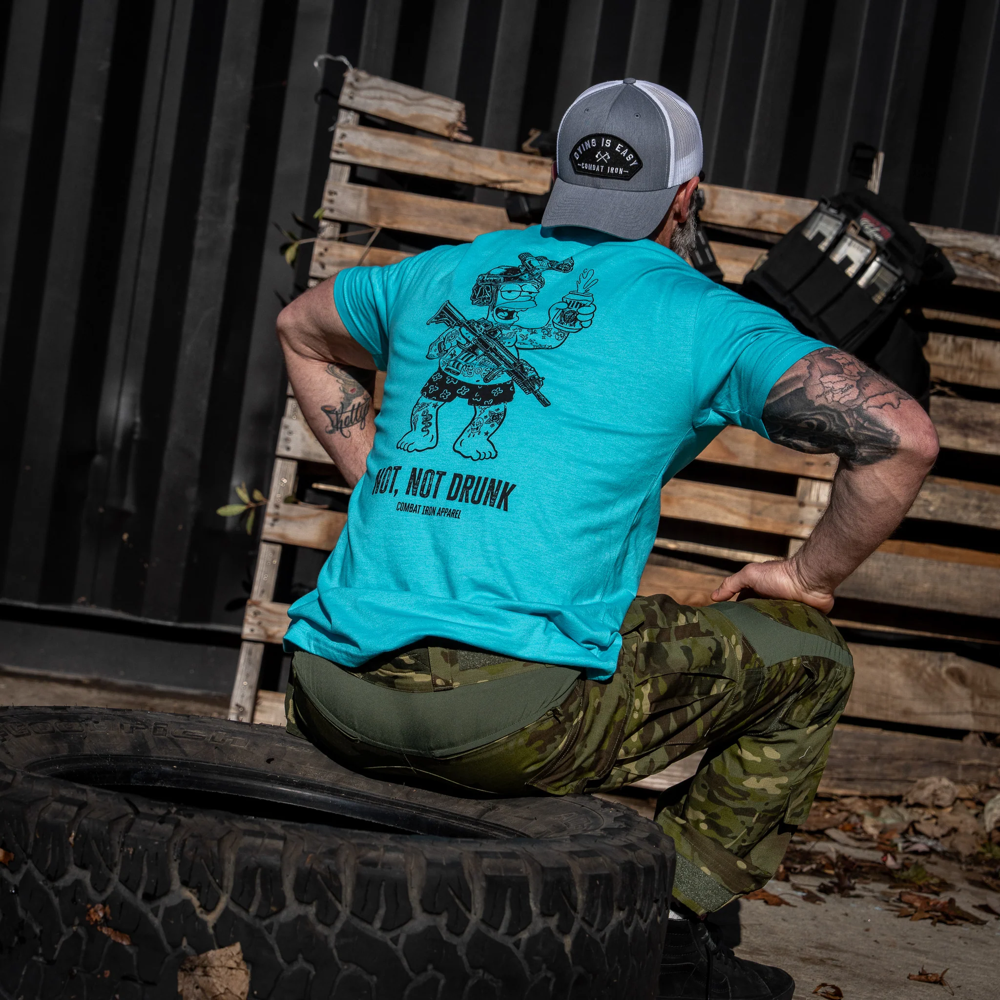 Not, Not Drunk Men's T-Shirt - Image 15
