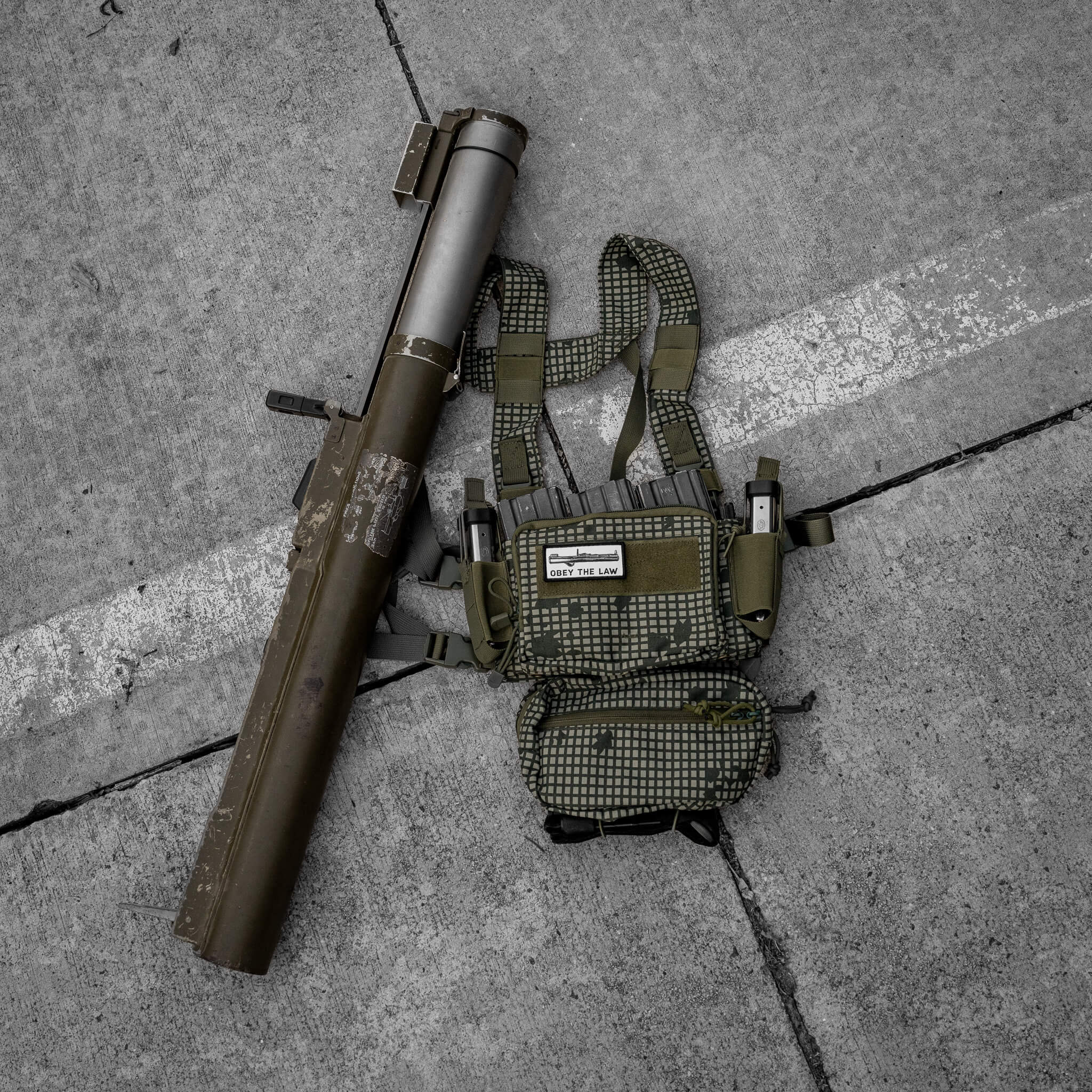 Obey The Law AT4 Velcro Patch - Image 3