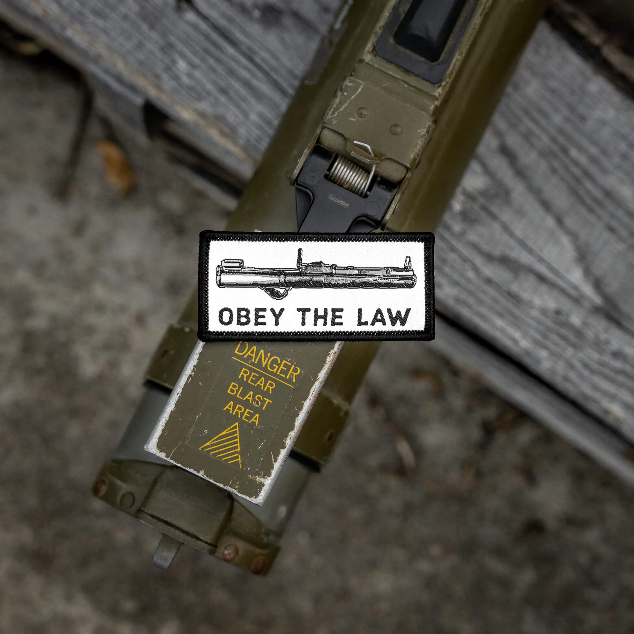 Obey The Law AT4 Velcro Patch - Image 4