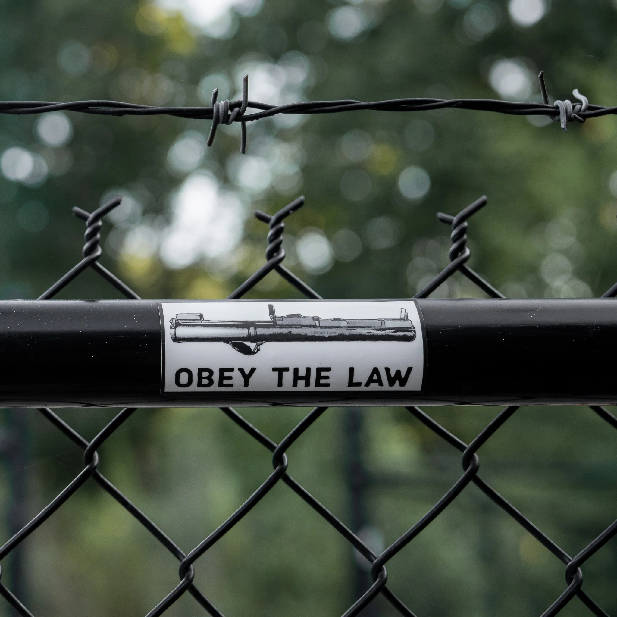 Obey The Law Rocket Launcher Decal - Image 2