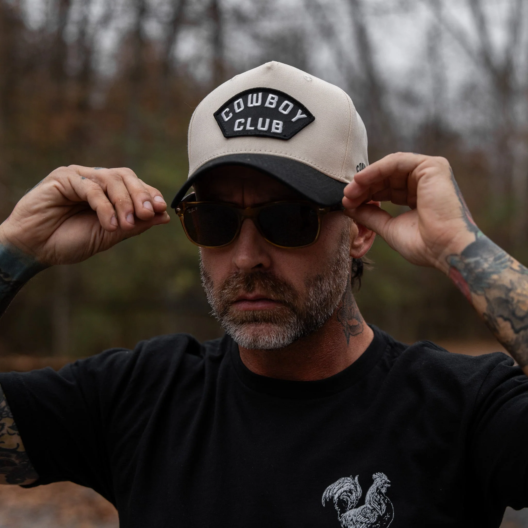 Official Cowboy Club Patch 5 Panel Workhorse Snapback - Image 6