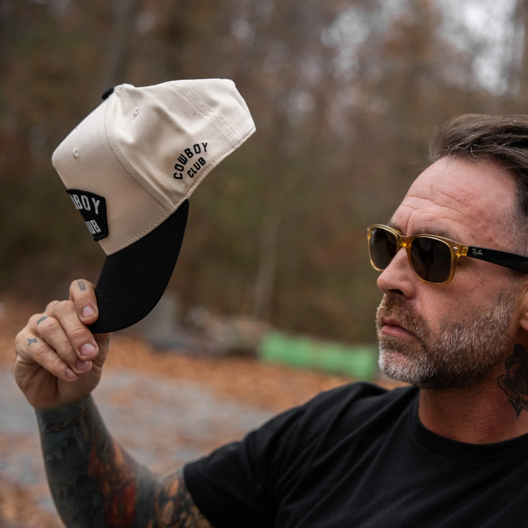 Official Cowboy Club Patch 5 Panel Workhorse Snapback - Image 8