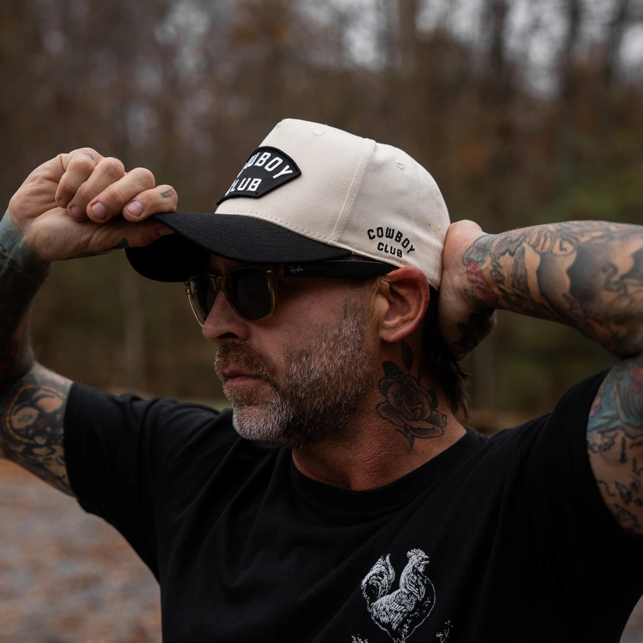 Official Cowboy Club Patch 5 Panel Workhorse Snapback - Image 9