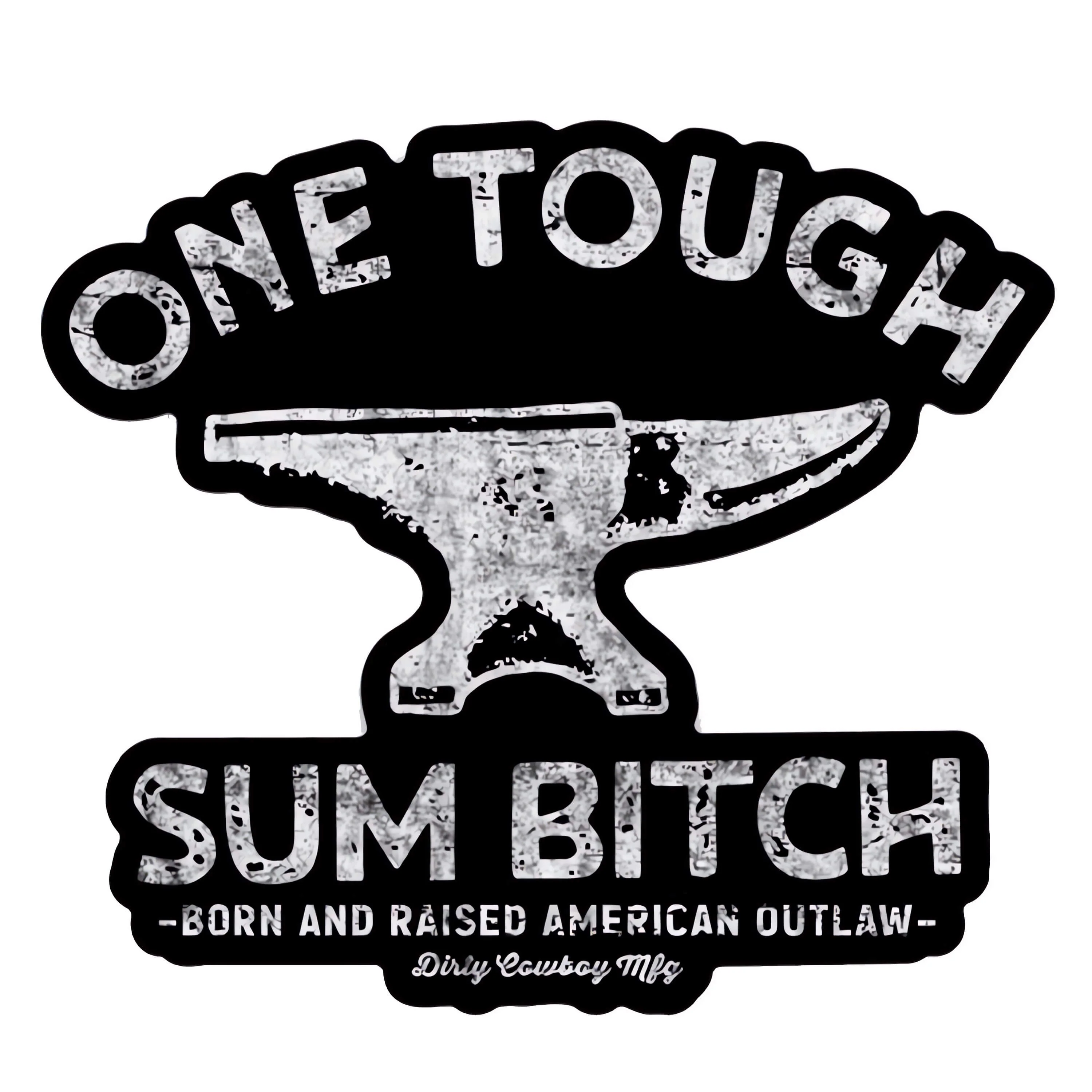 One Tough Sum Anvil Decal