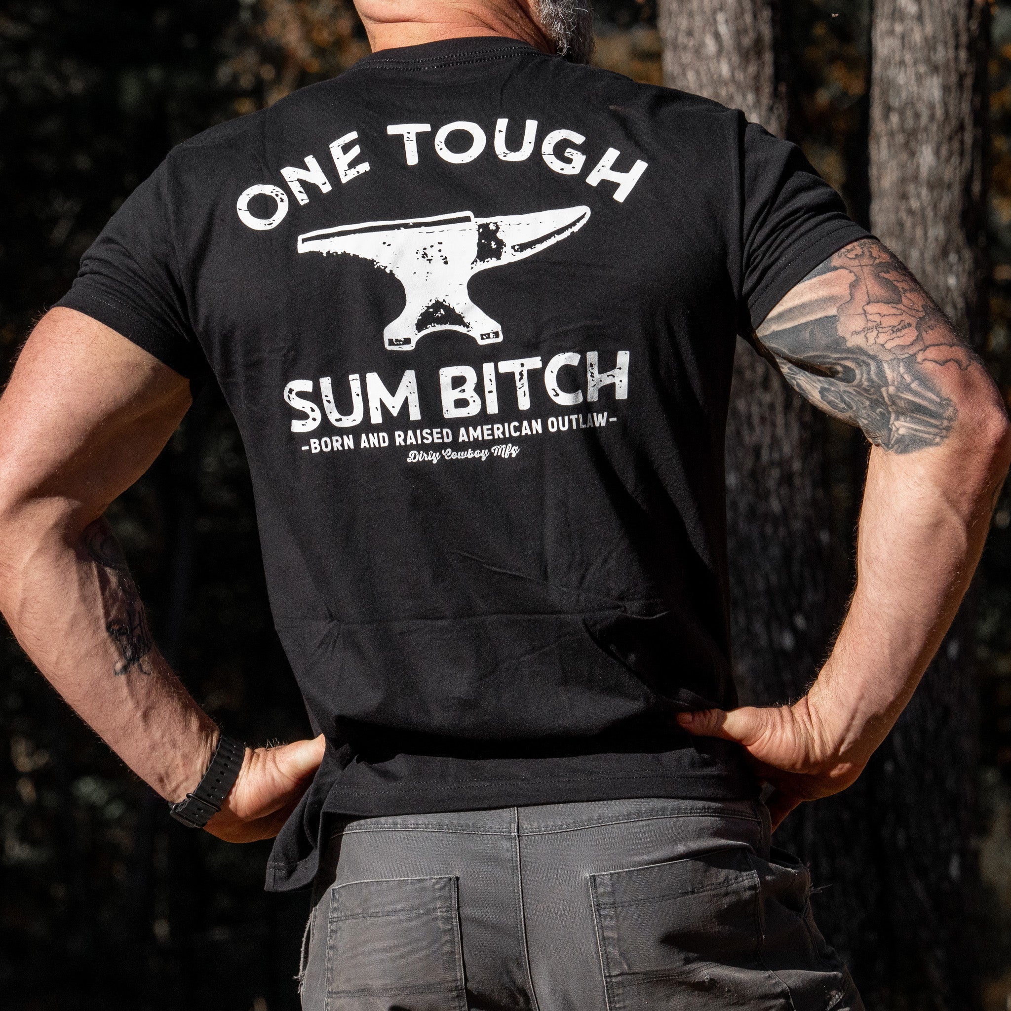 One Tough Sum Anvil Men's T-Shirt - Image 3