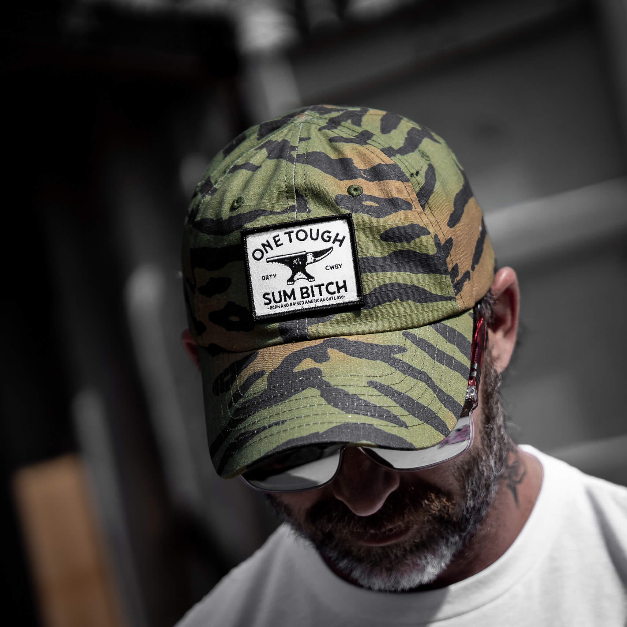 One Tough Sum B Patch Ripstop Low Profile Hat - Image 2