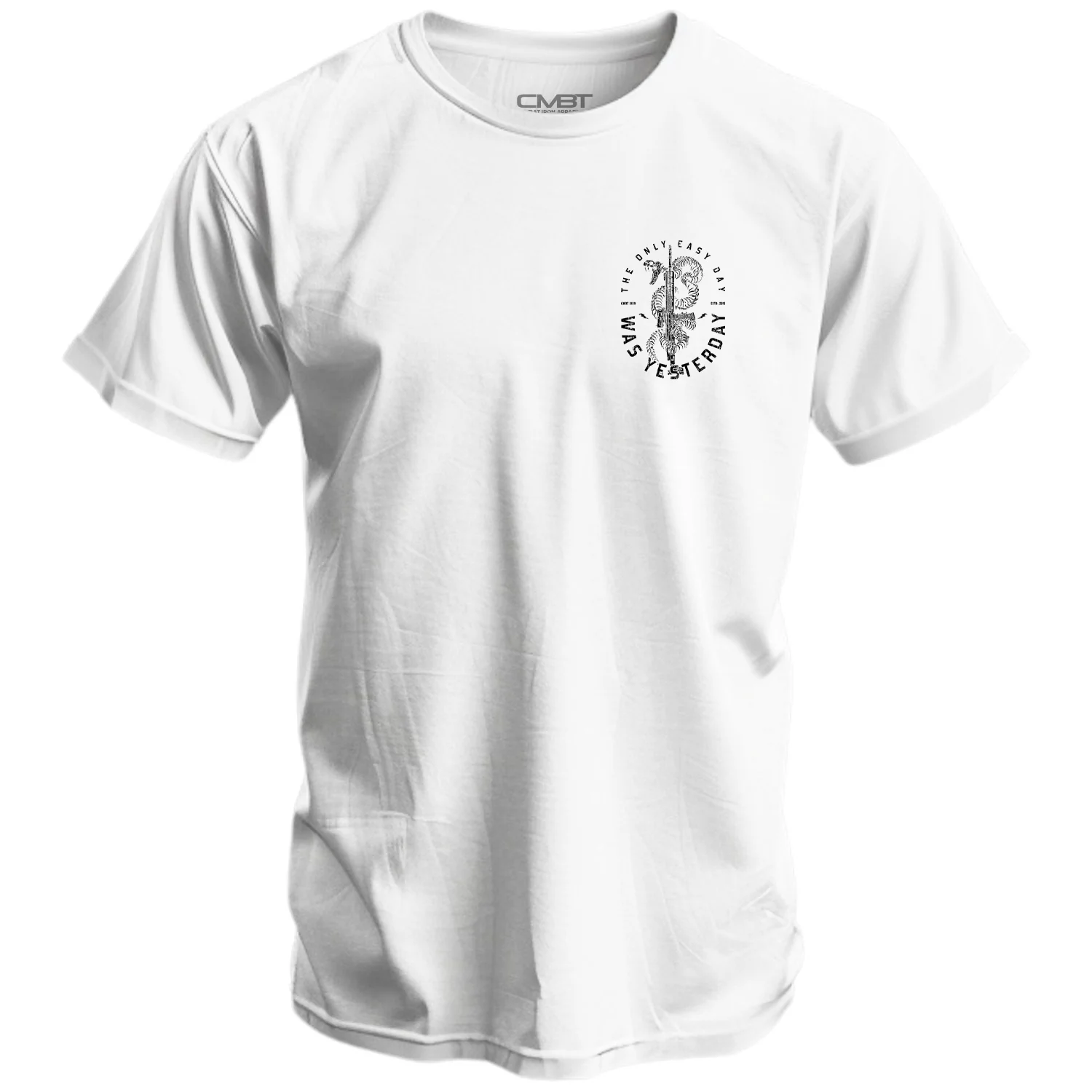 Only Easy Day Was Yesterday Rifle Men's T-Shirt - Image 2