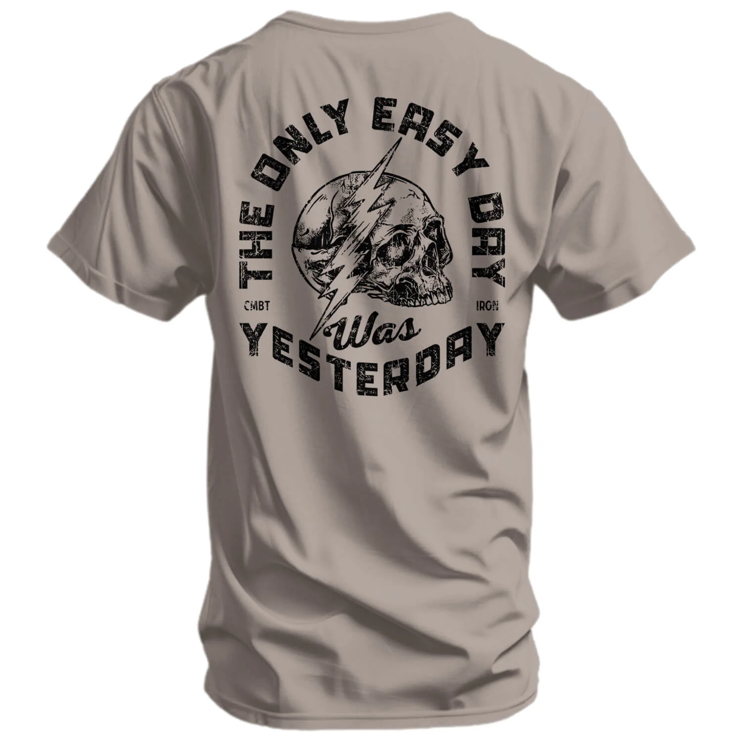 Only Easy Day Was Yesterday Skull Men's T-Shirt - Image 10