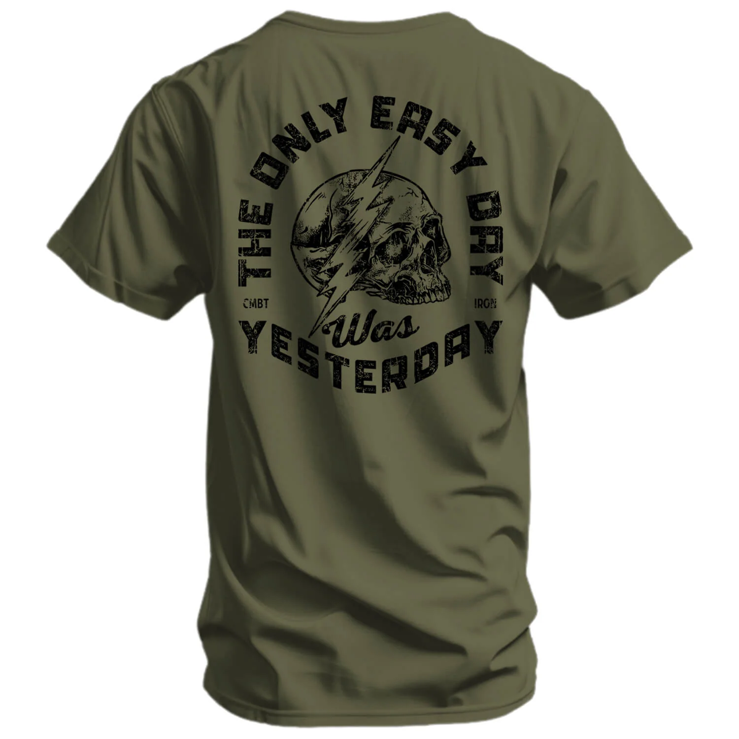 Only Easy Day Was Yesterday Skull Men's T-Shirt - Image 24