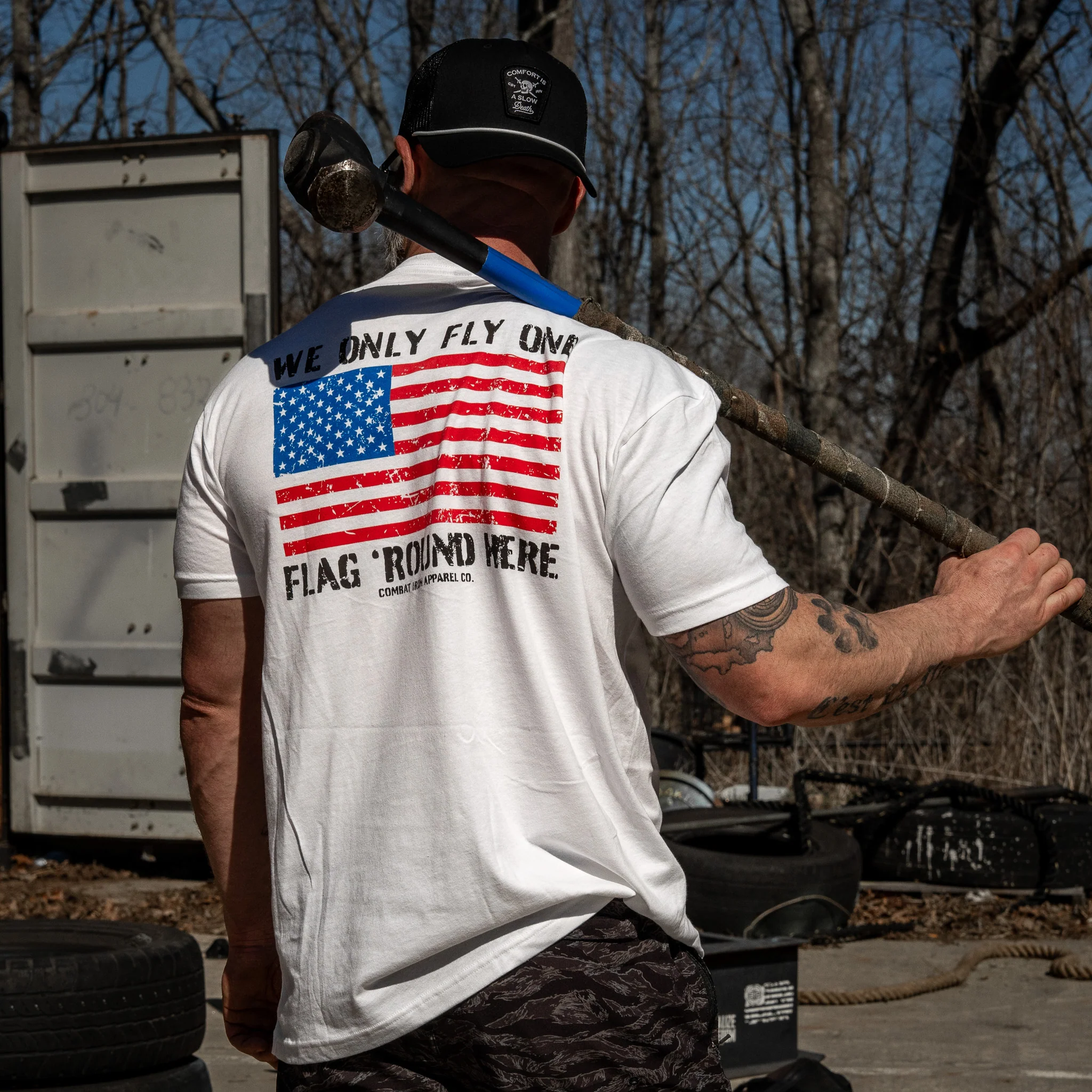 Only Flag We Fly 'Round Here Men's T-Shirt - Image 7
