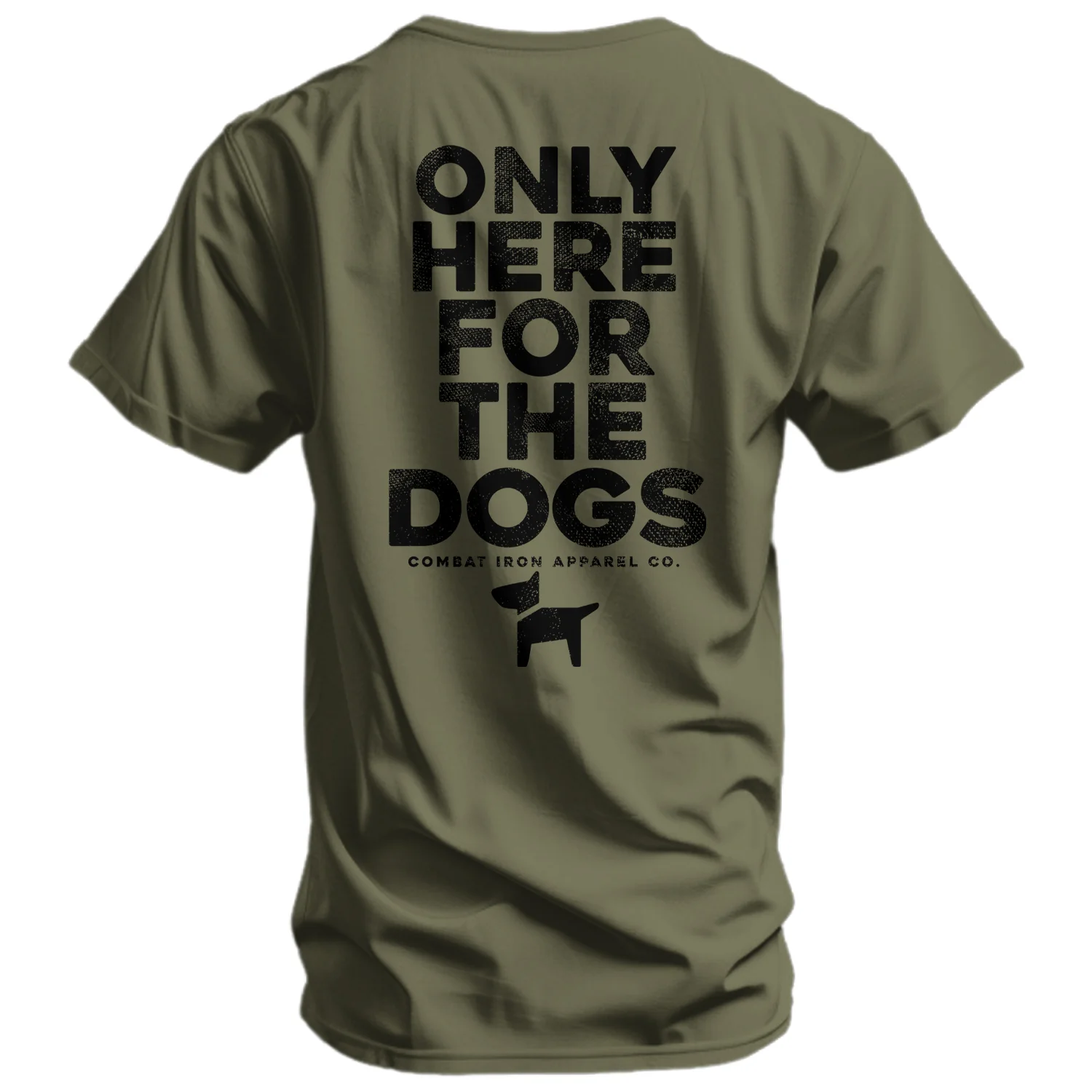 Only Here For The Dogs Men's T-Shirt - Image 5