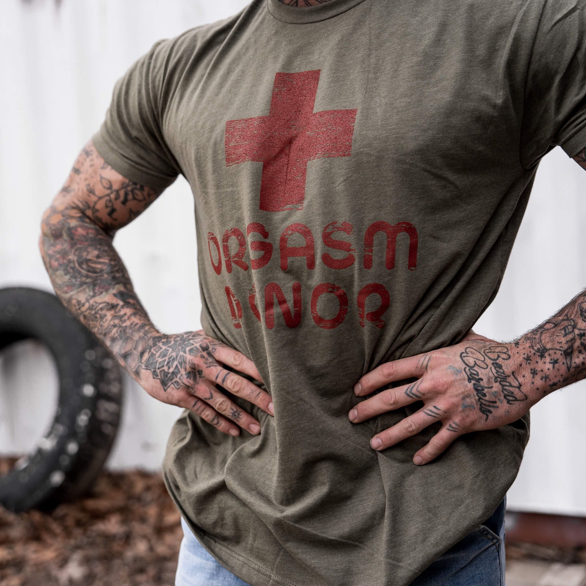 Orgasm Donor Men's T-Shirt - Image 10