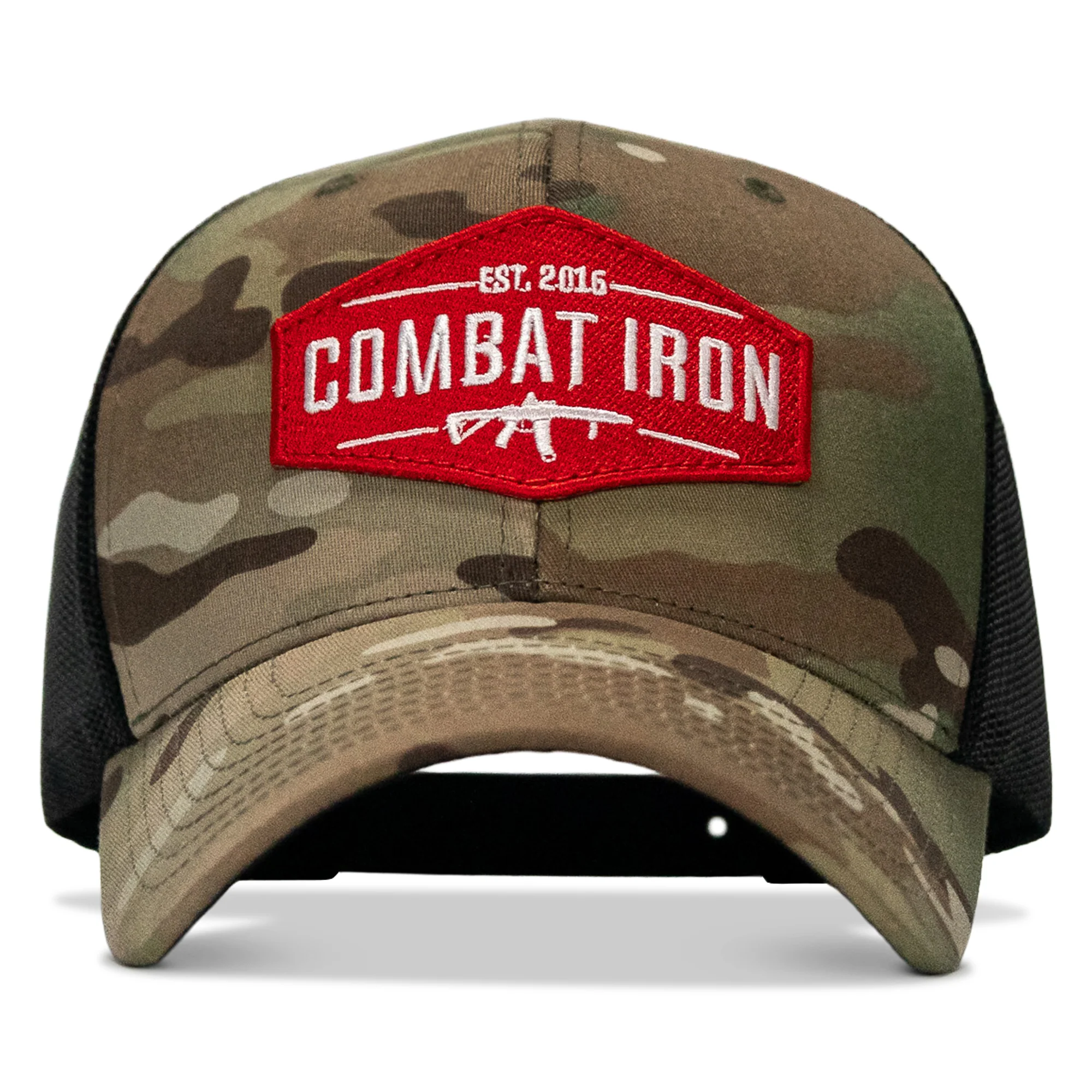Original AR Red Patch Mid-Profile Mesh Snapback Hat - Image 10