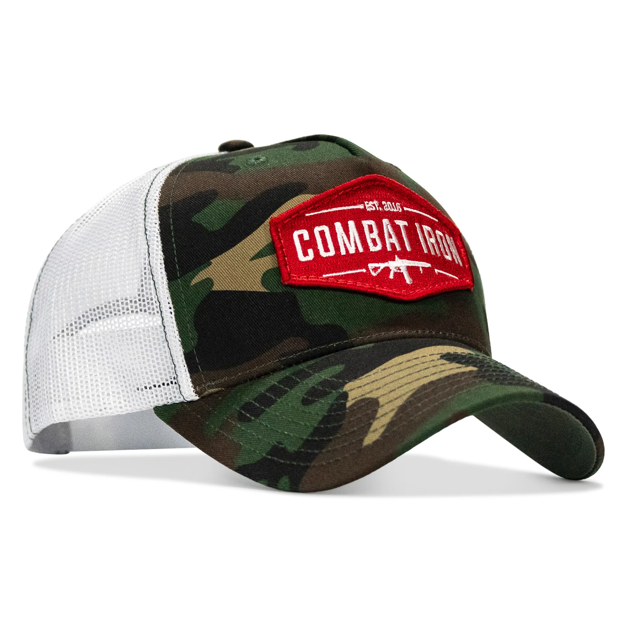 Original AR Red Patch Mid-Profile Mesh Snapback Hat - Image 17