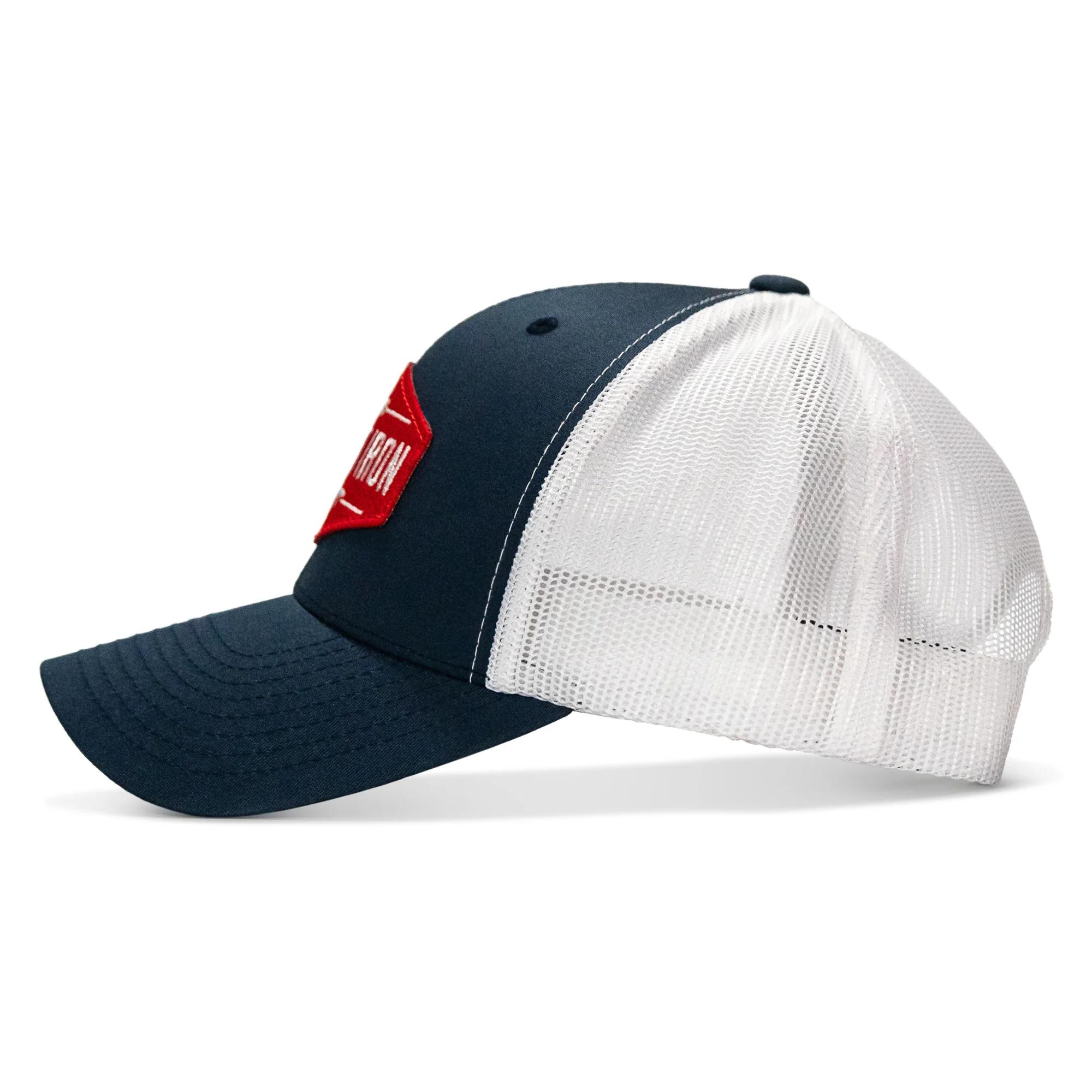 Original AR Red Patch Mid-Profile Mesh Snapback Hat - Image 23