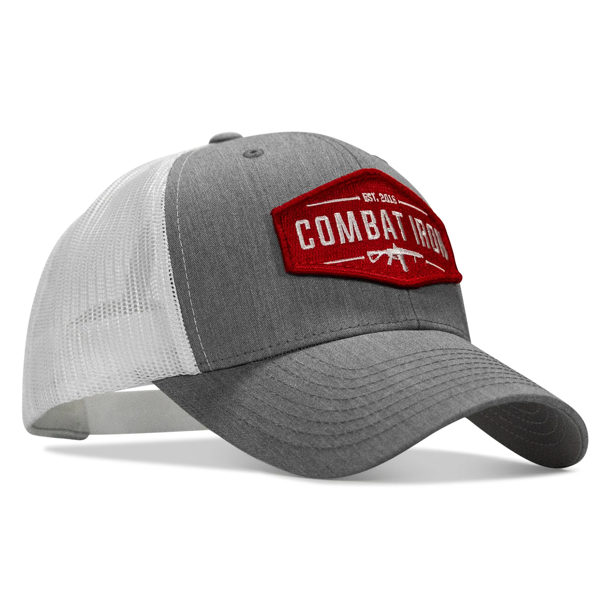 Original AR Red Patch Mid-Profile Mesh Snapback Hat - Image 27