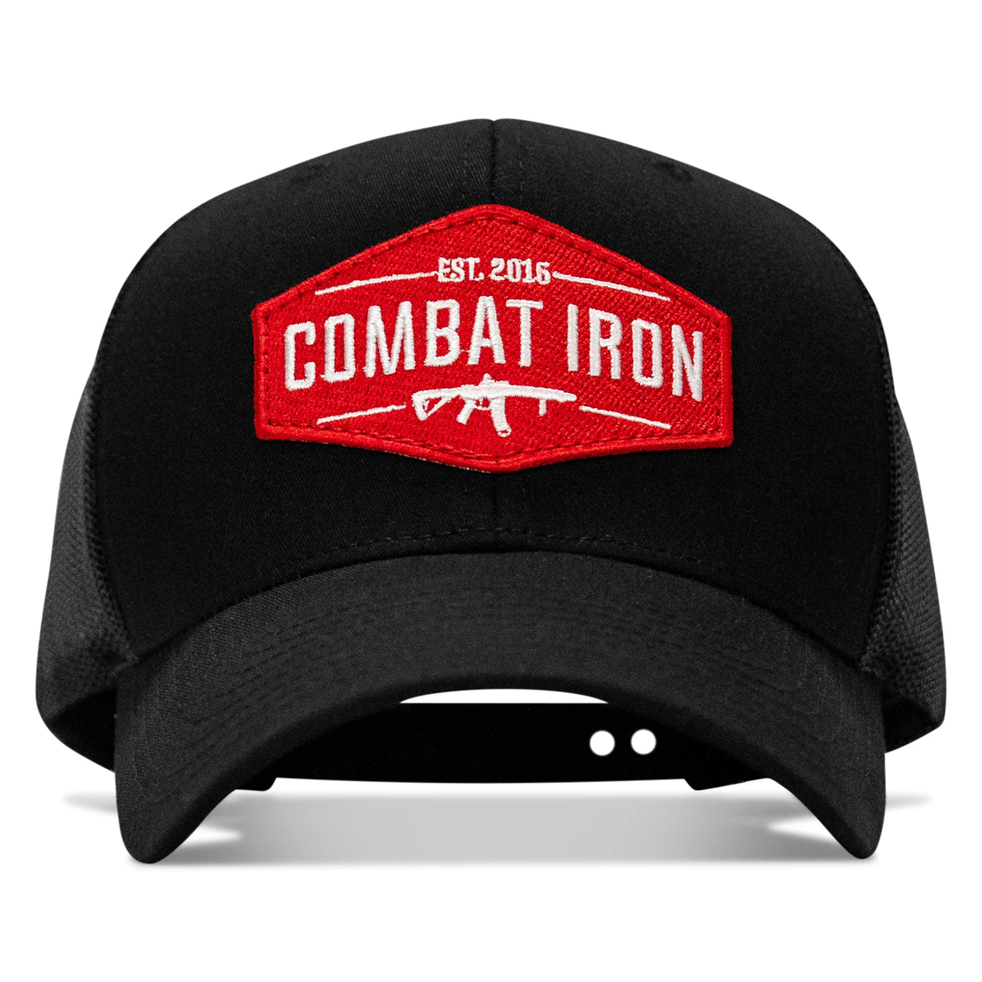 Original AR Red Patch Mid-Profile Mesh Snapback Hat - Image 30