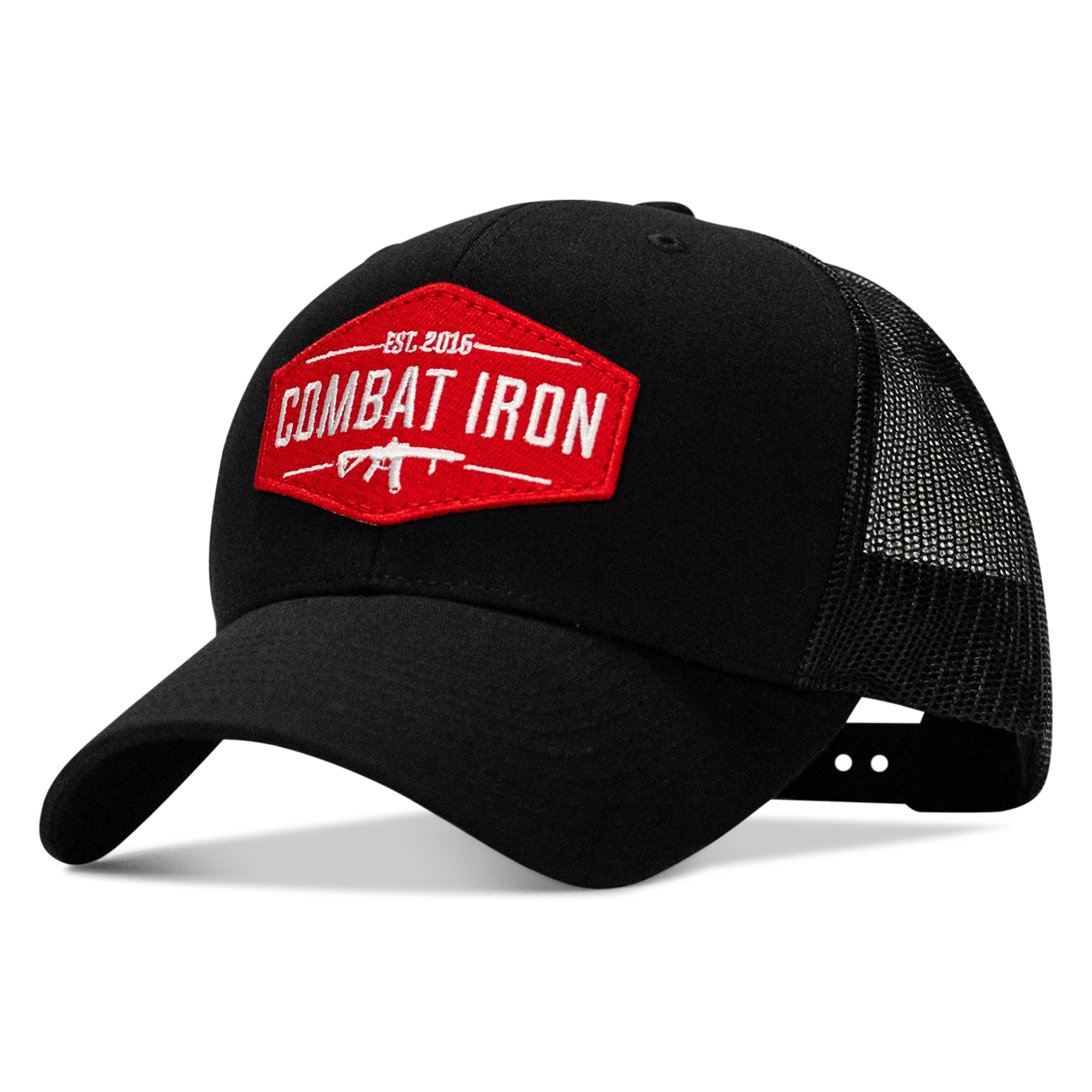 Original AR Red Patch Mid-Profile Mesh Snapback Hat - Image 31