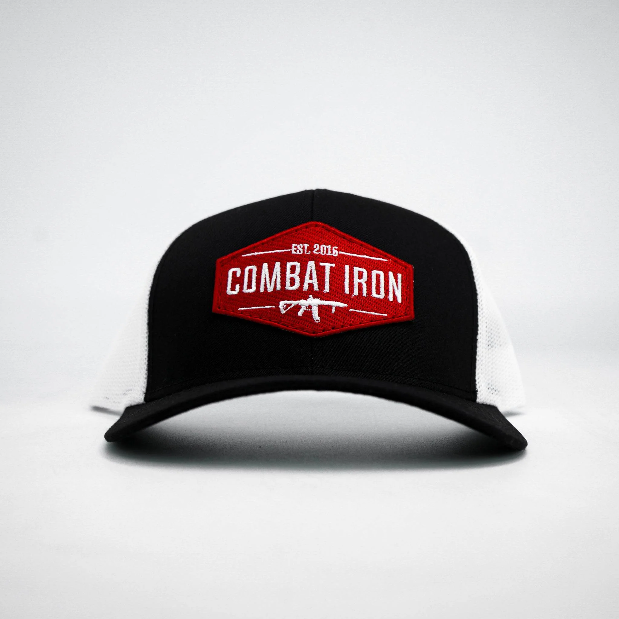 Original AR Red Patch Mid-Profile Mesh Snapback Hat - Image 5
