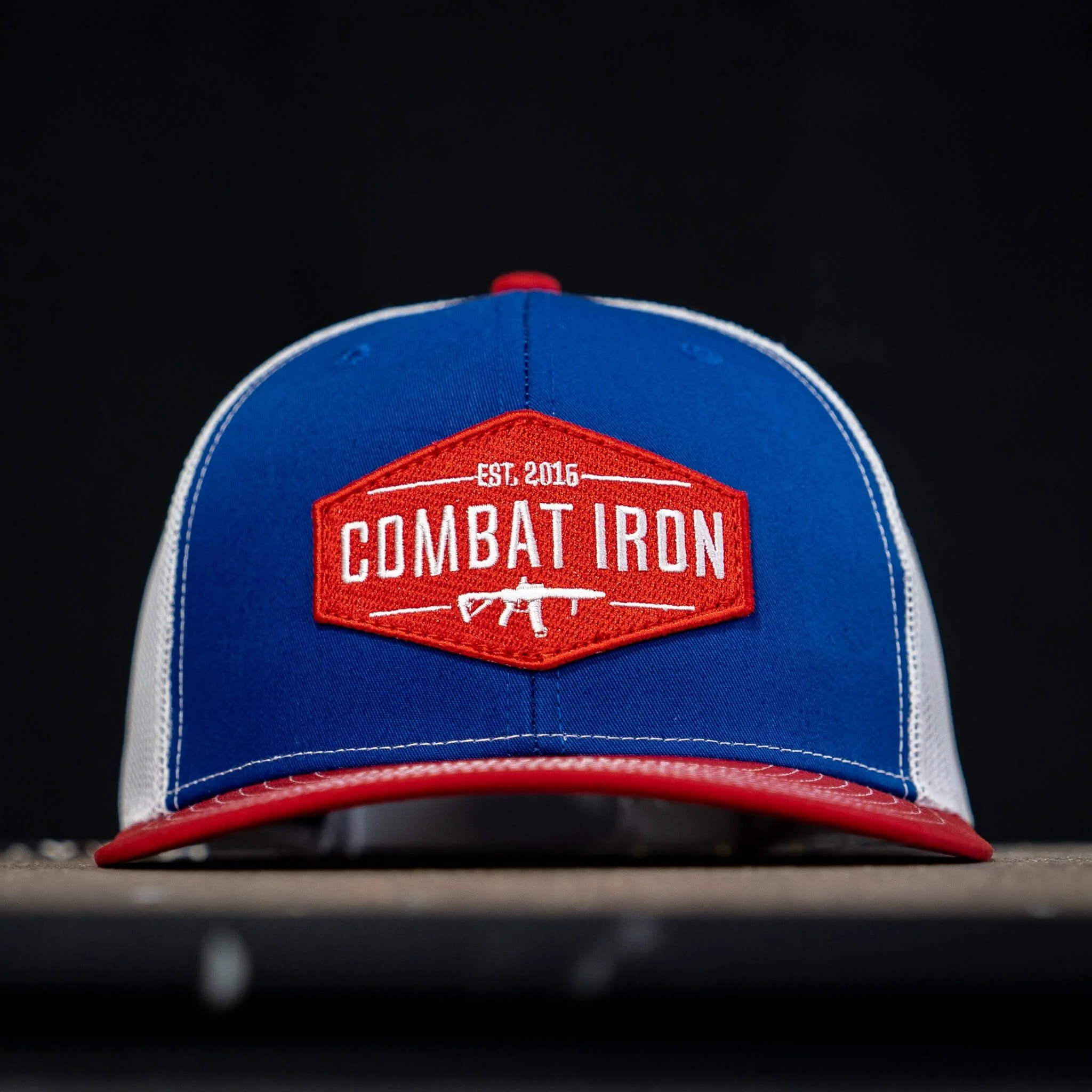 Original AR Red Patch Mid-Profile Mesh Snapback Hat - Image 7