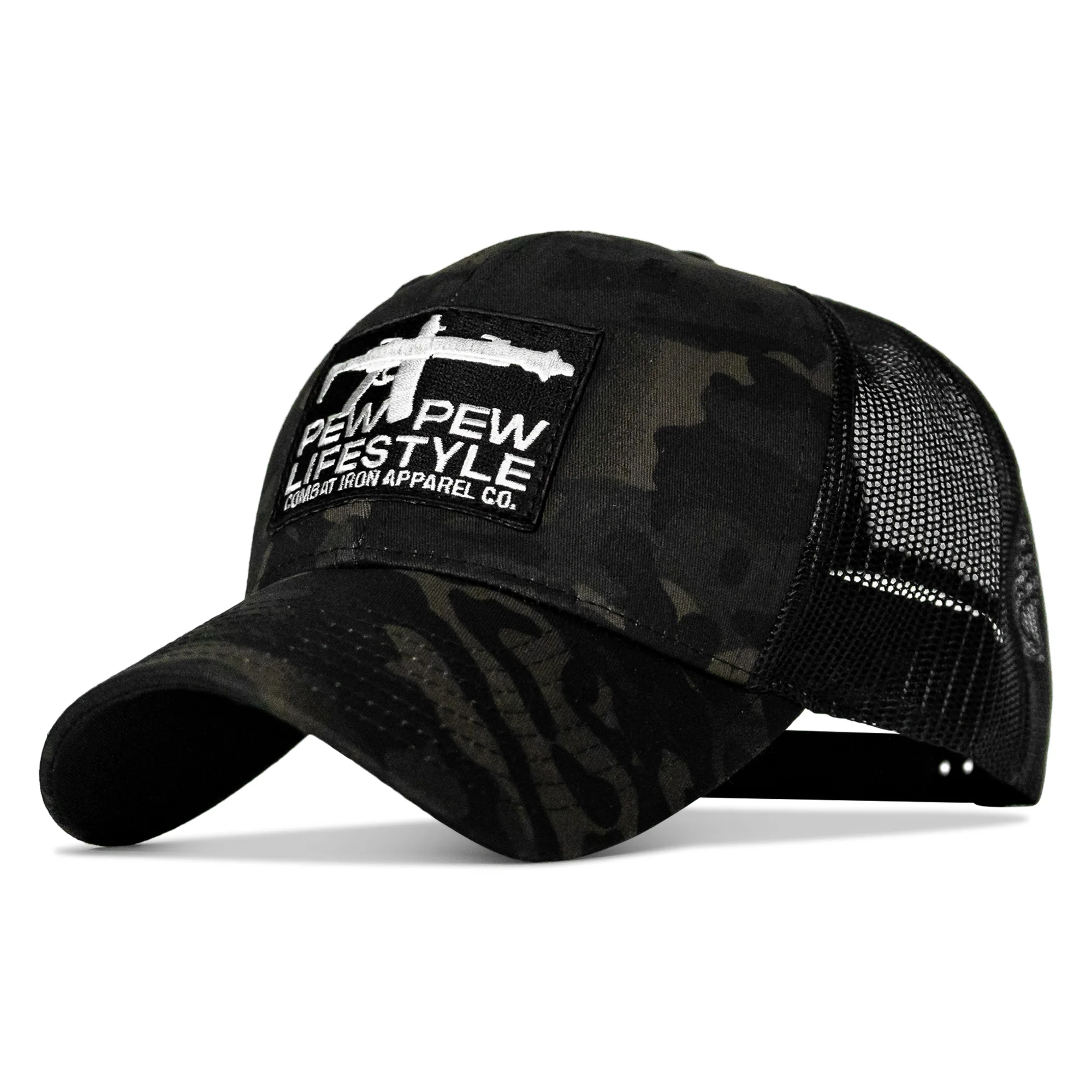 Pew Pew Lifestyle Patch Mid-Profile Snapback Hat - Image 22