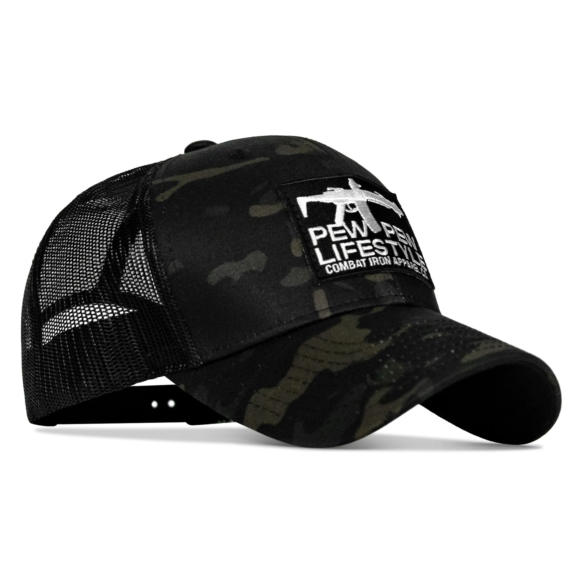 Pew Pew Lifestyle Patch Mid-Profile Snapback Hat - Image 23