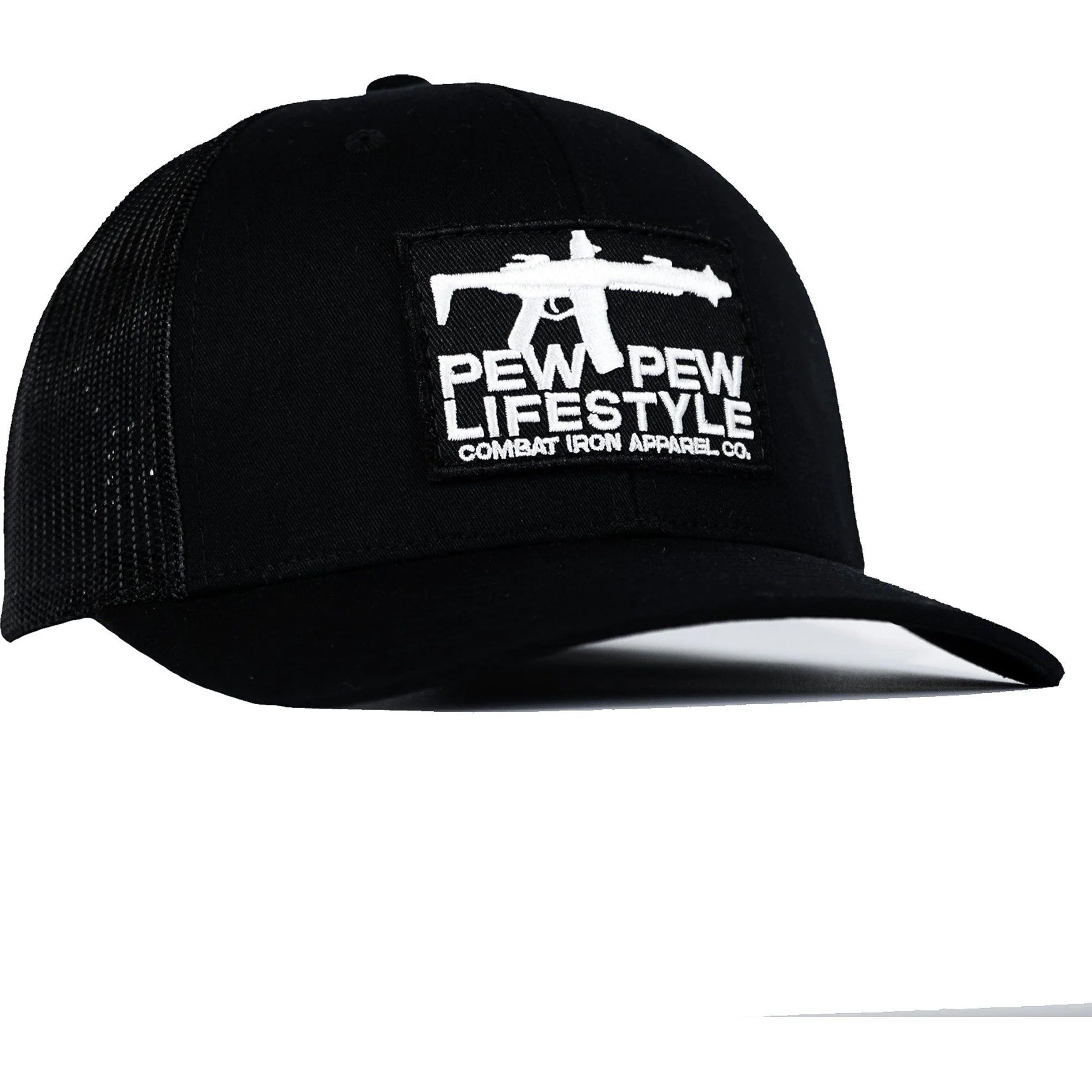 Pew Pew Lifestyle Patch Mid-Profile Snapback Hat - Image 6