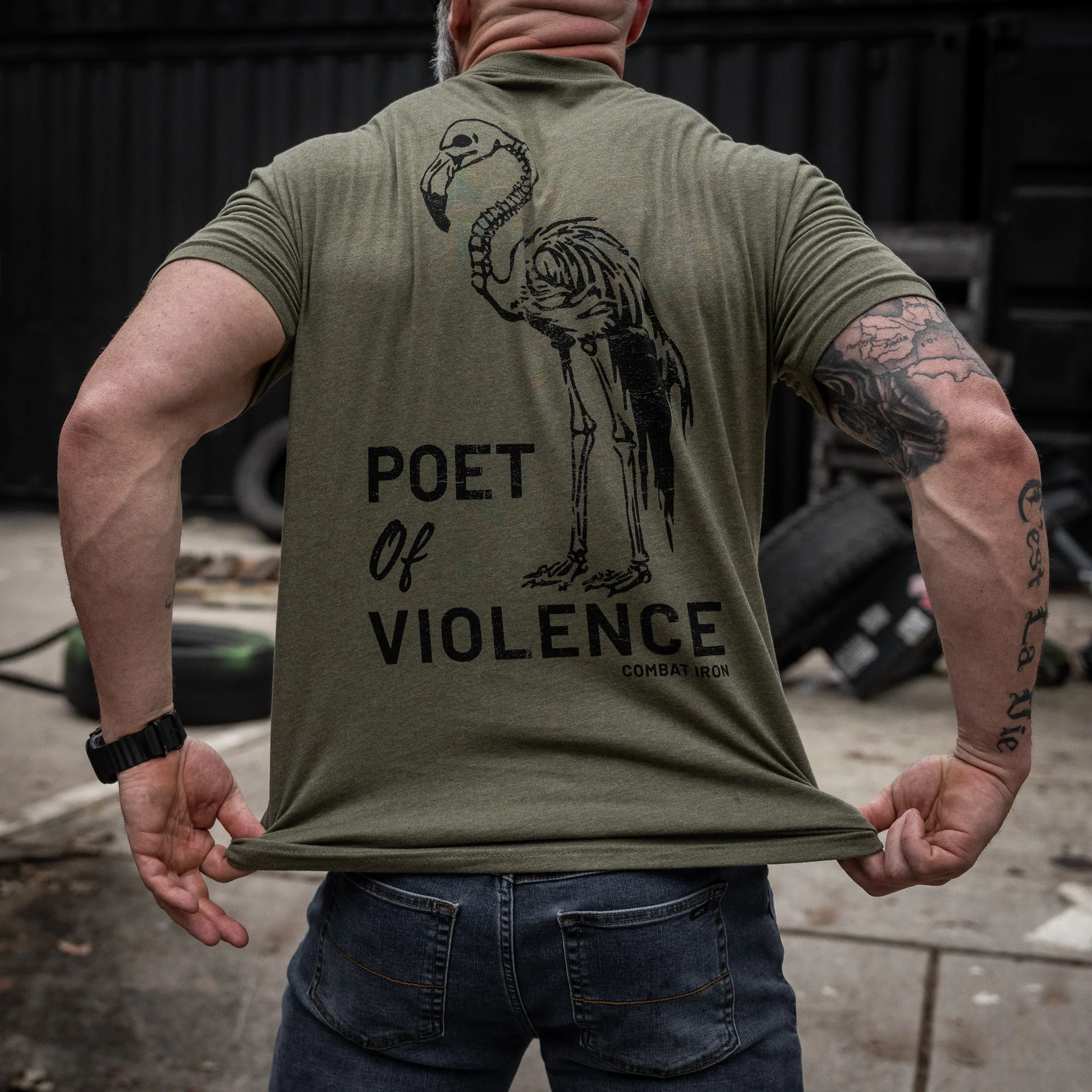 Poet Of Violence Men's T-Shirt - Image 14