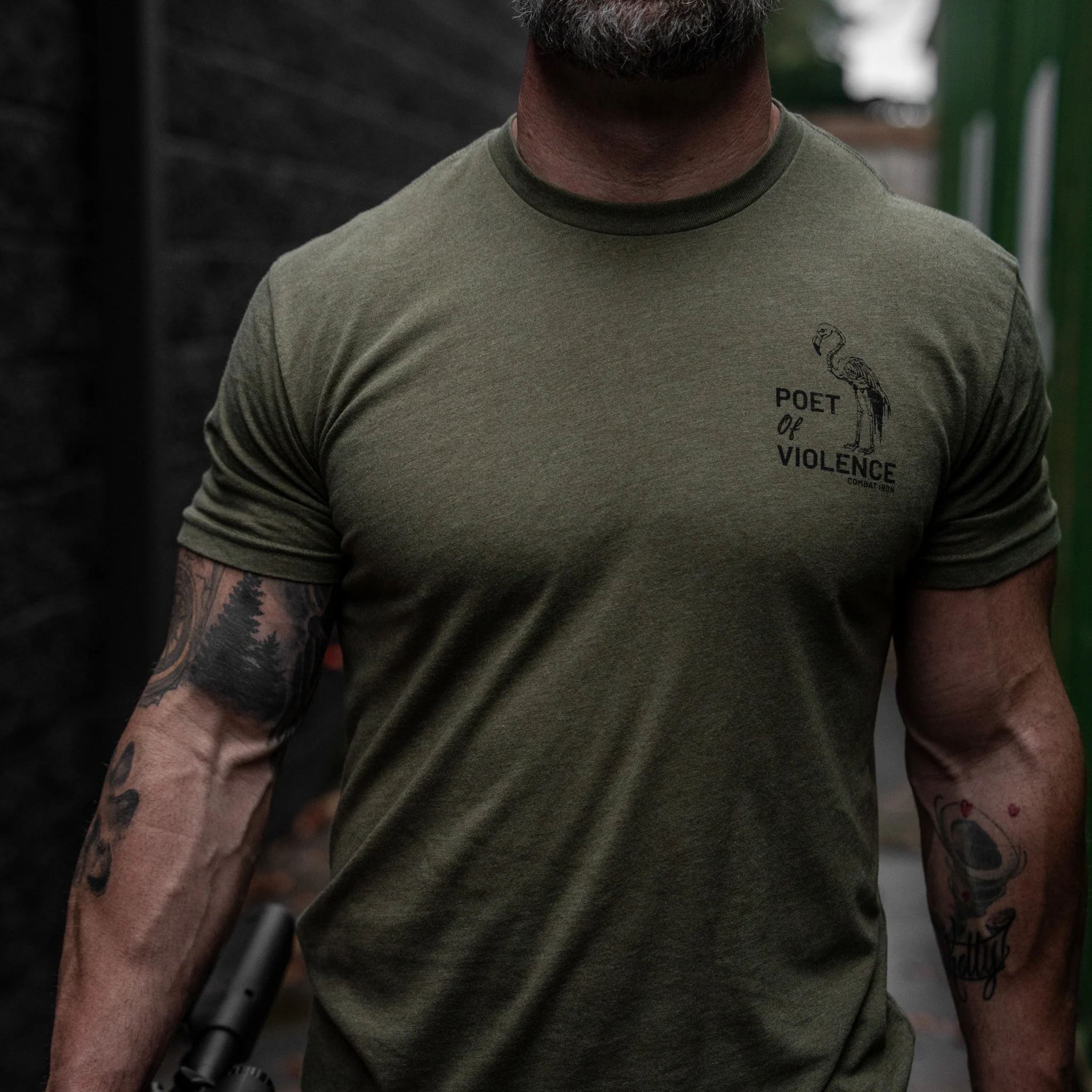 Poet Of Violence Men's T-Shirt - Image 15