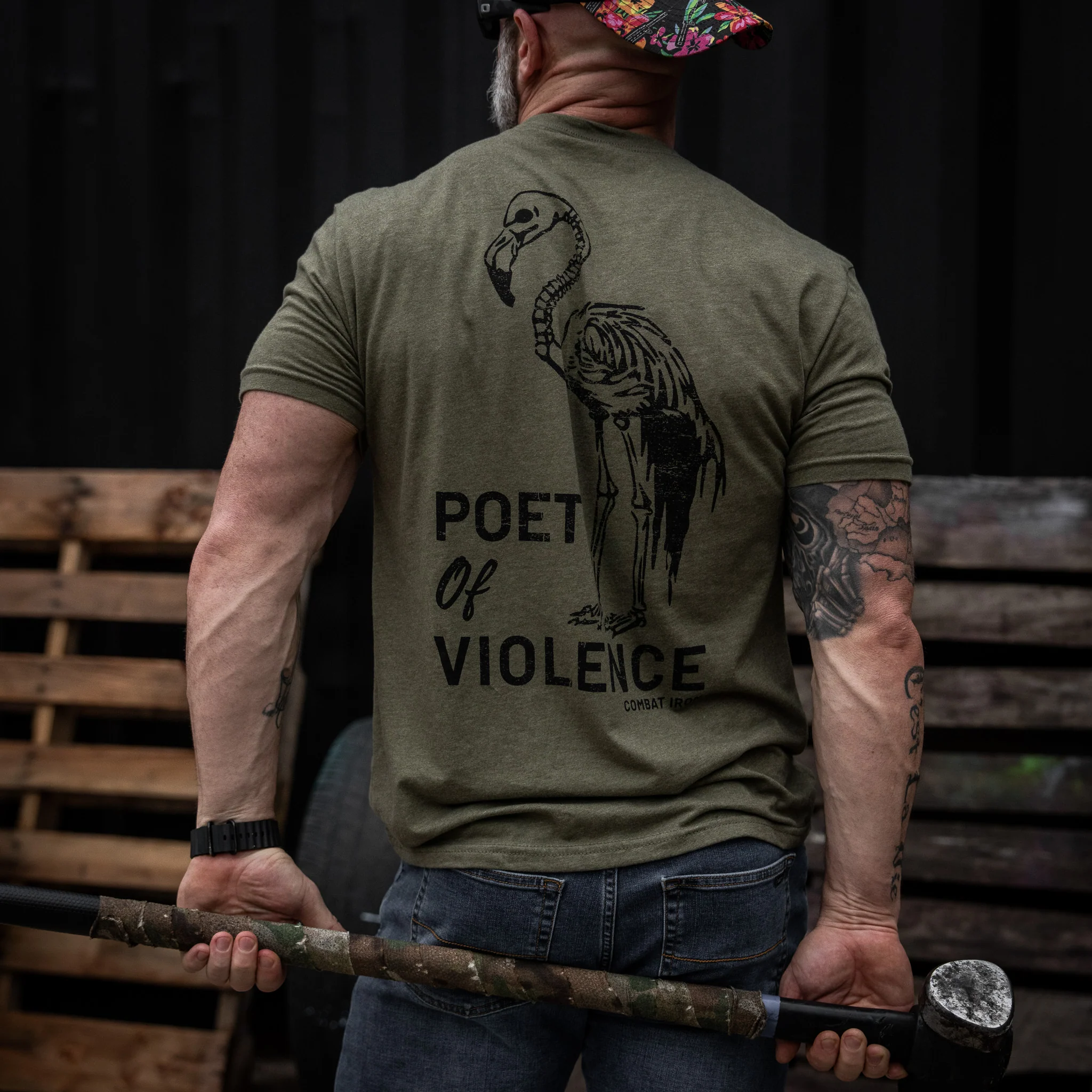 Poet Of Violence Men's T-Shirt - Image 17
