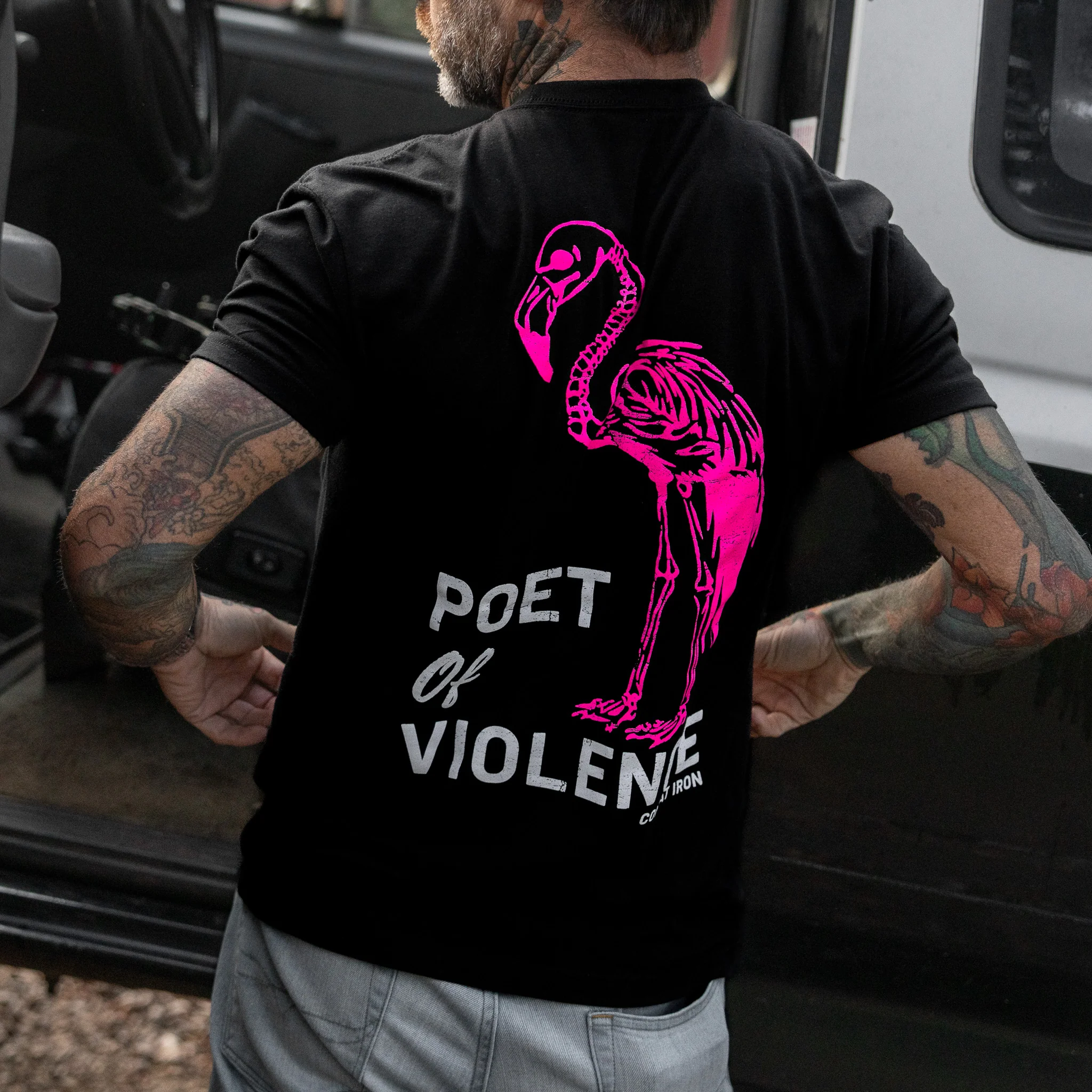 Poet Of Violence Men's T-Shirt - Image 6