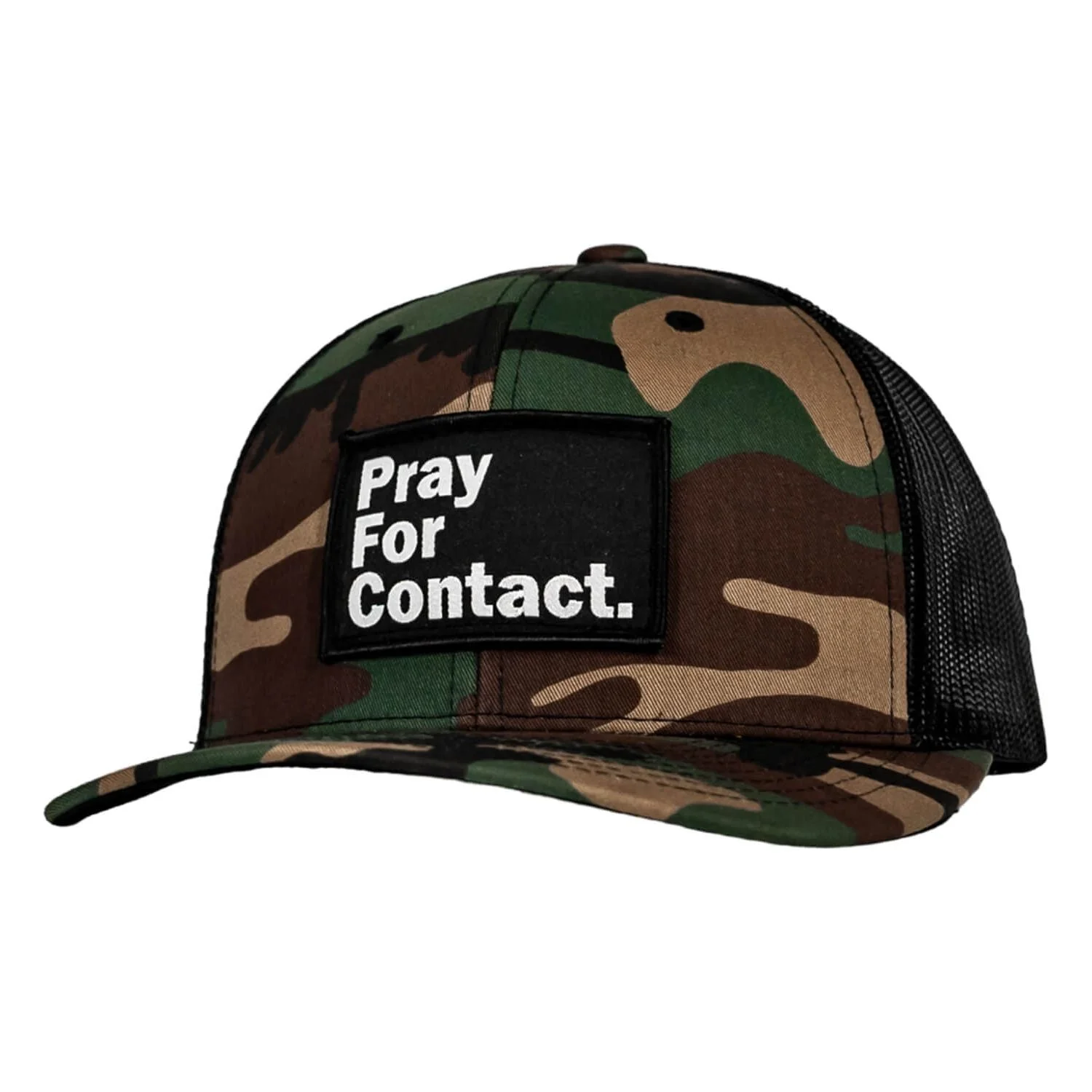 PRAY FOR CONTACT Patch Snapback HAT - Image 3