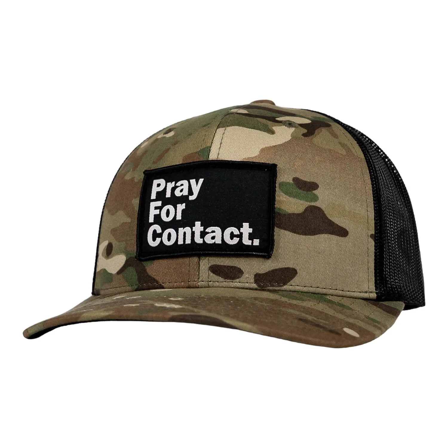 PRAY FOR CONTACT Patch Snapback HAT - Image 8