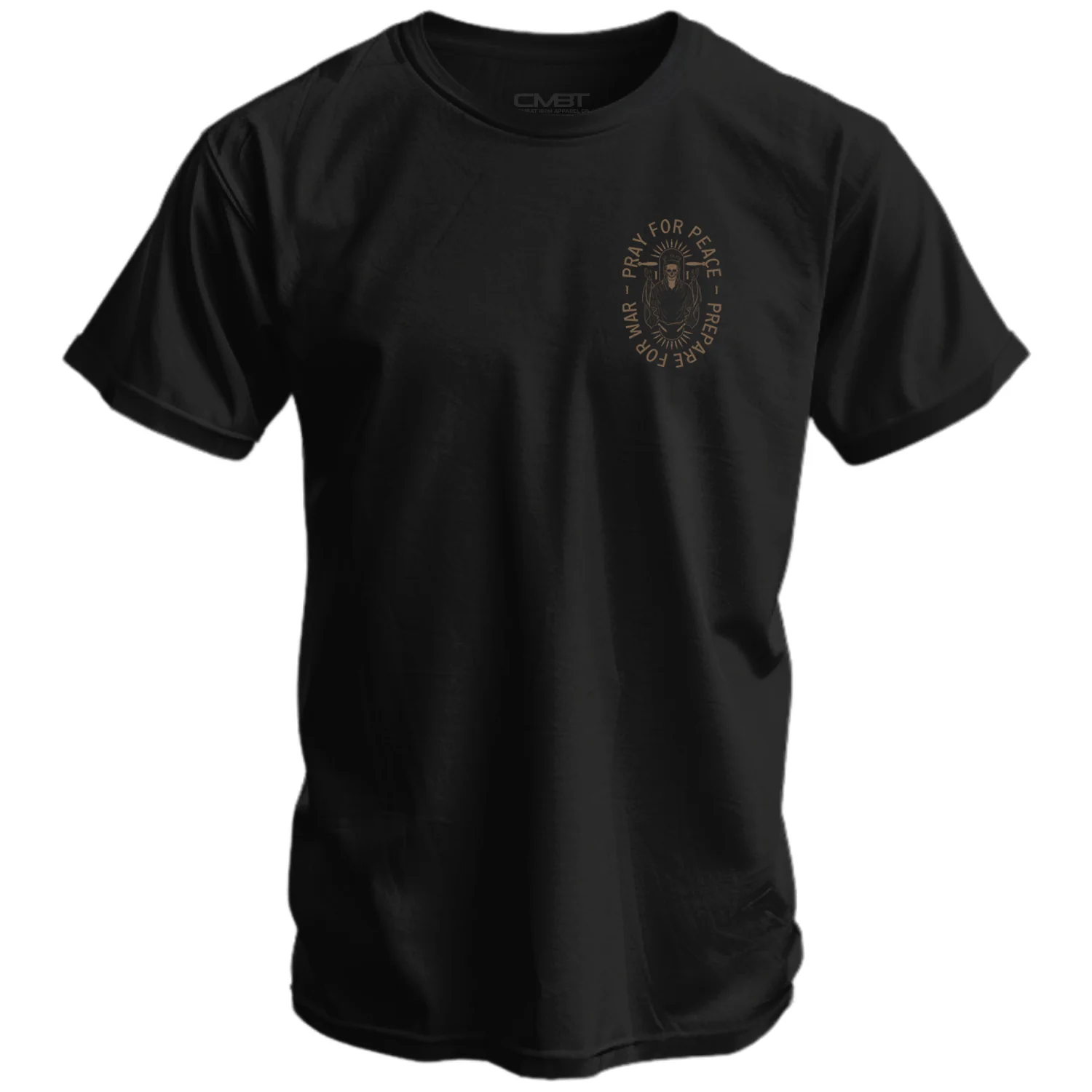 Pray For Peace. Prepare For War. Men's T-Shirt - Image 5