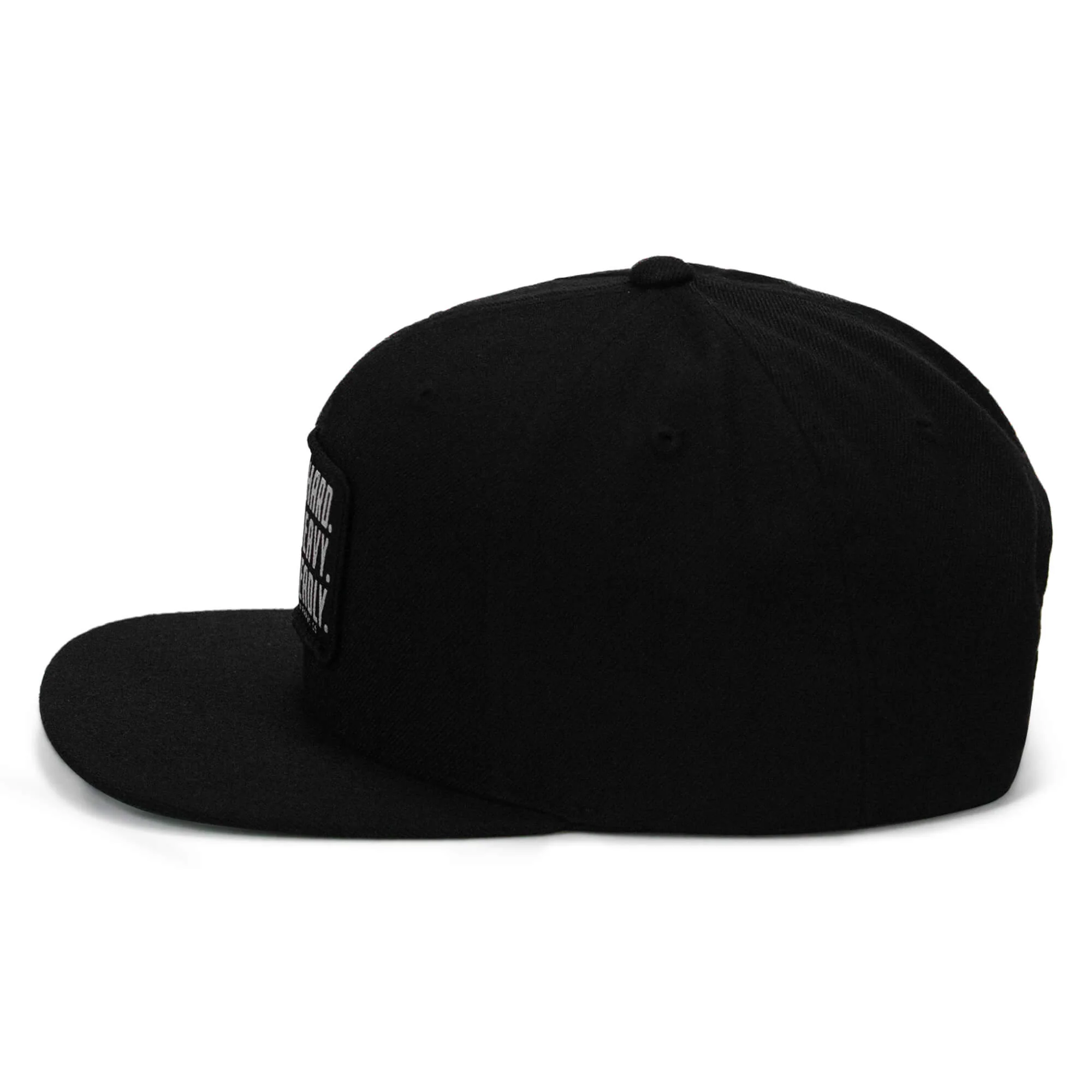 Pray Hard. Lift Heavy. Stay Deadly. Flat Bill SnapBack Hat - Image 7