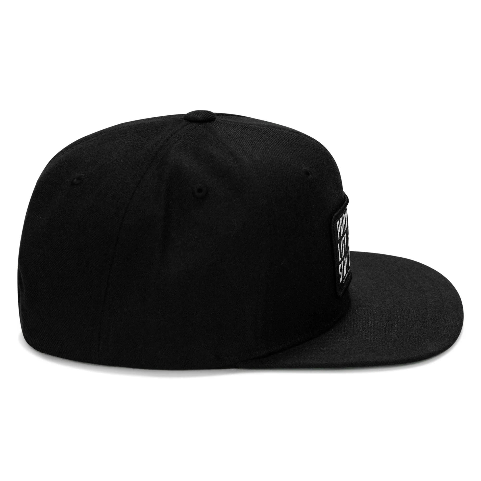 Pray Hard. Lift Heavy. Stay Deadly Patch Flatbill Hat - Image 10