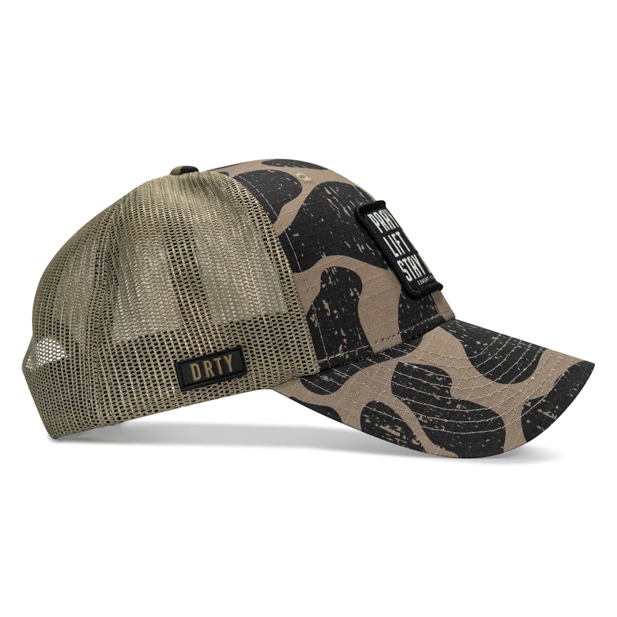 Pray Hard. Lift Heavy. Stay Deadly. Patch Original Ripstop Snapback Hat - Image 20